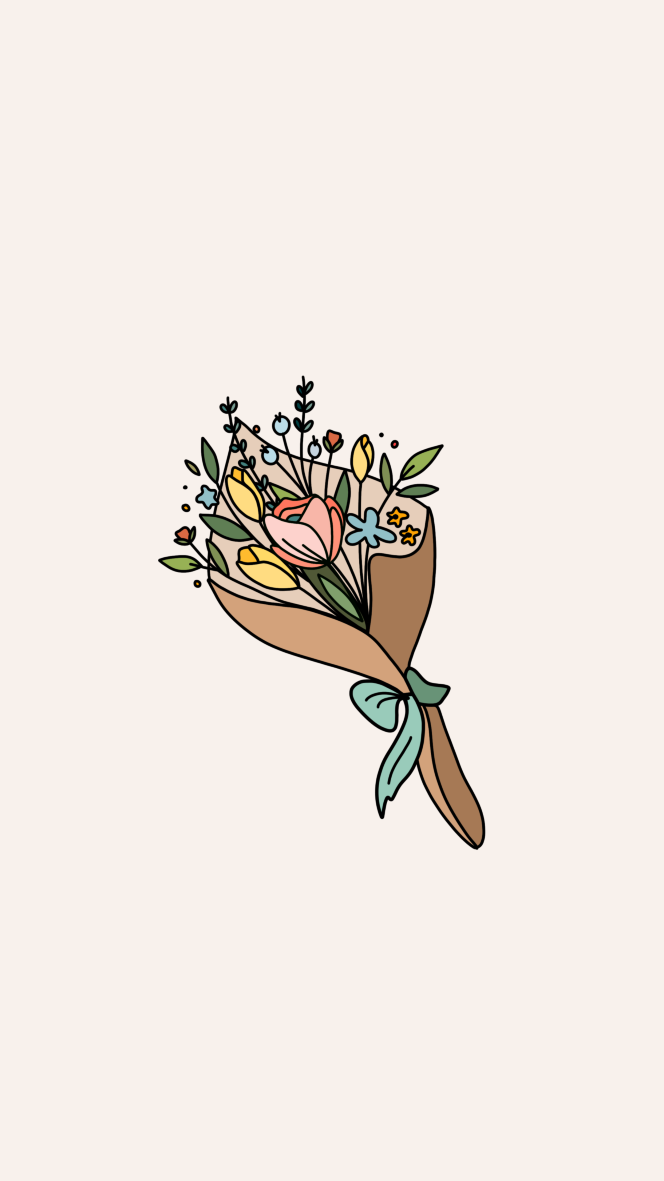 Floral drawing