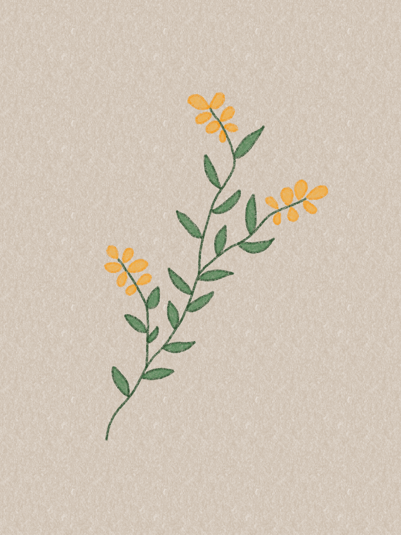 Cute Aesthetic Yellow Flowers Wallpaper Drawing. Realistic flower drawing, Flower drawing, Cute flower drawing
