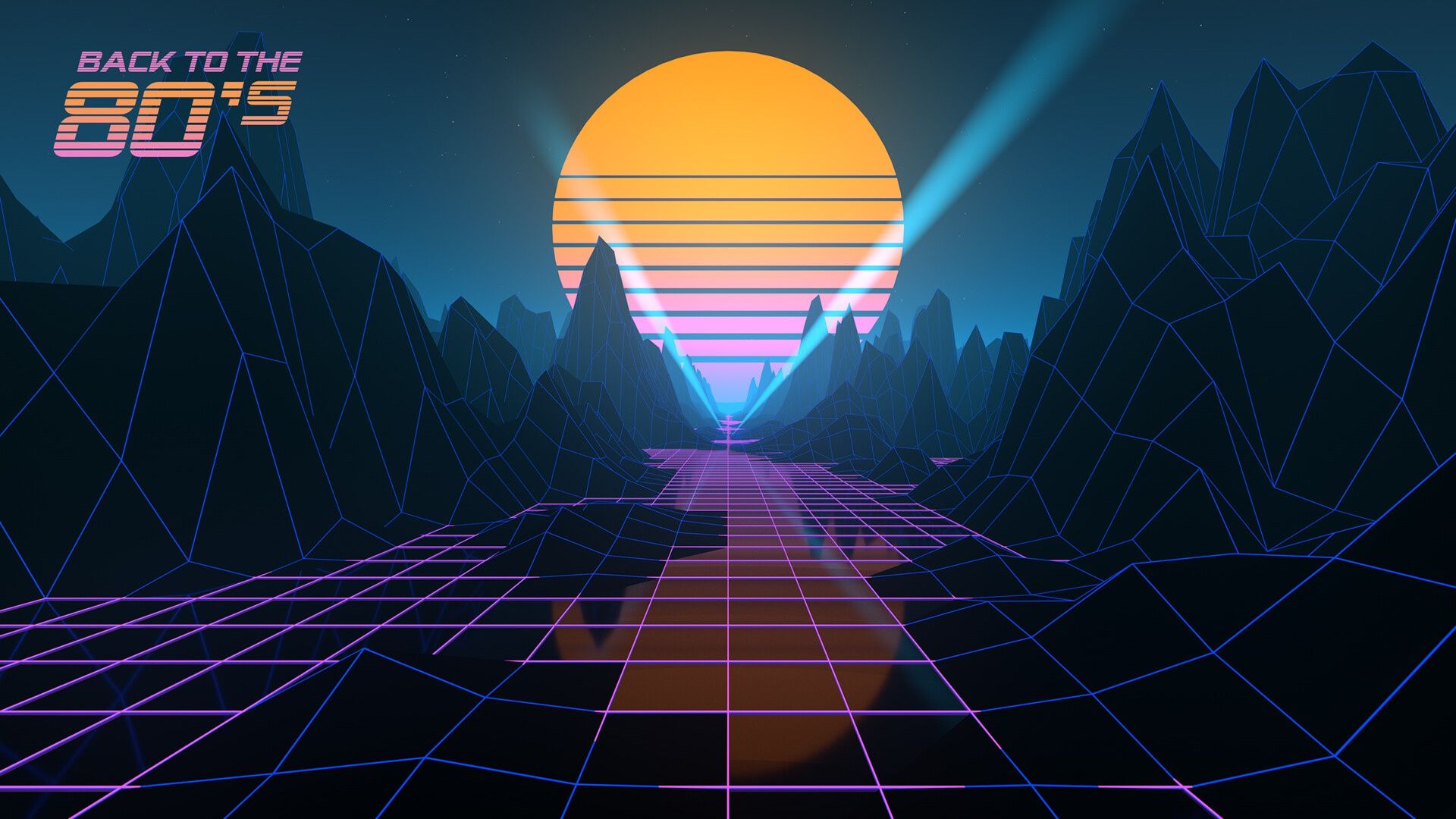 Back to the 80's, RetroWave 1920x1080 : wallpapers.