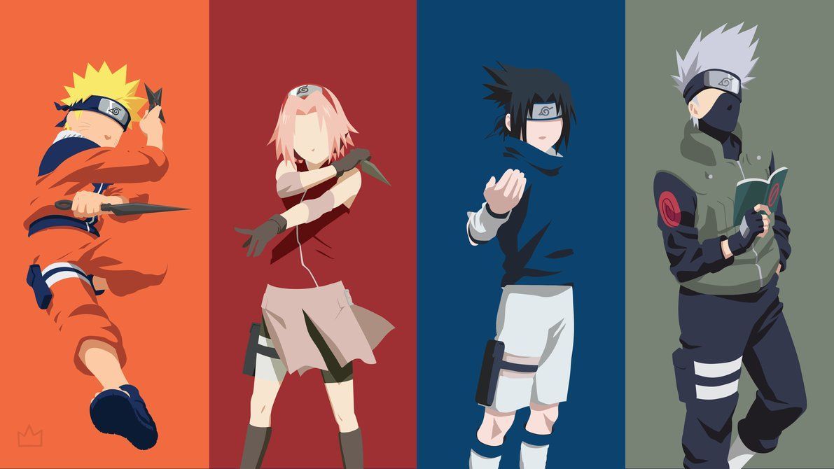 Squad 7 (Naruto). Naruto sasuke sakura, Wallpaper naruto shippuden, Naruto wallpaper