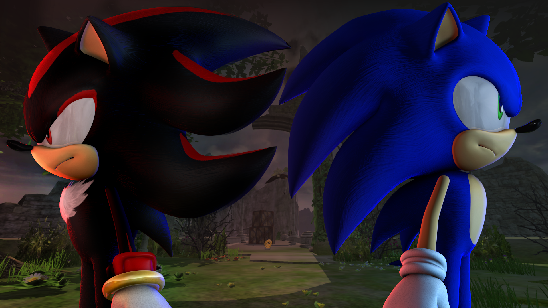 Sonic and Shadow Kingdom Valley Wallpaper by Nibroc.Rock