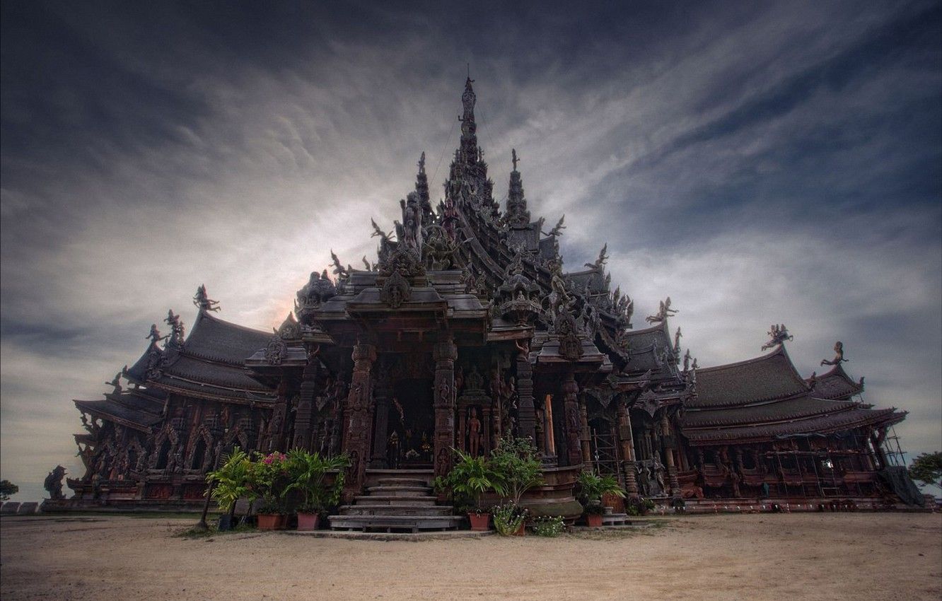 Wallpaper Thailand, Pattaya, The Sanctuary Of Truth image for desktop, section город