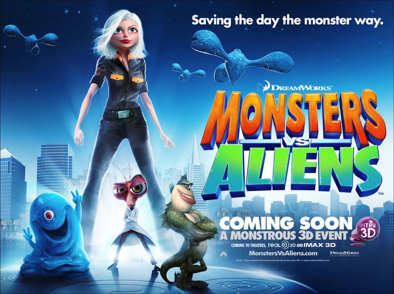 monsters vs aliens wallpaper