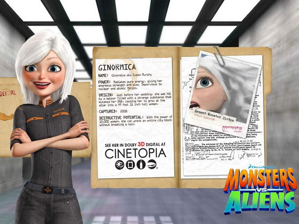 monsters vs aliens wallpaper