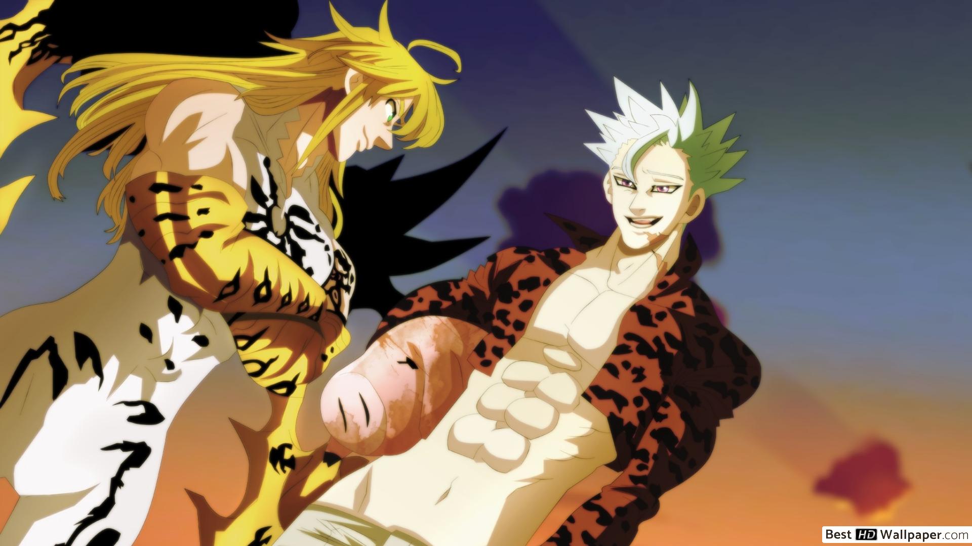 The Seven Deadly Sins Demon King, Hawk & Ban HD wallpaper download