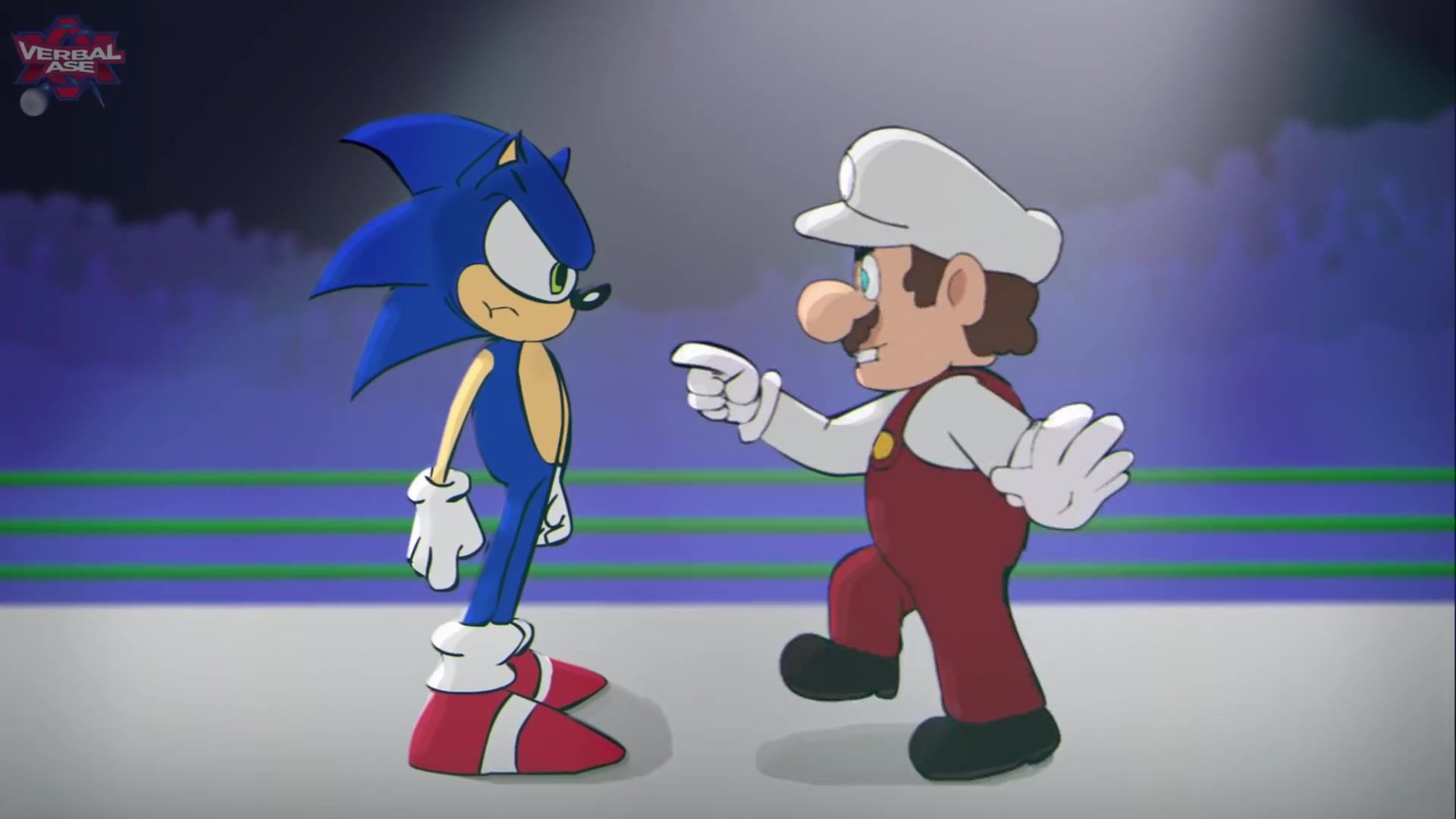 Mario VS Sonic Cartoon Beatbox Battles_哔哩哔哩(゜ ゜)つロ干杯 Bilibili