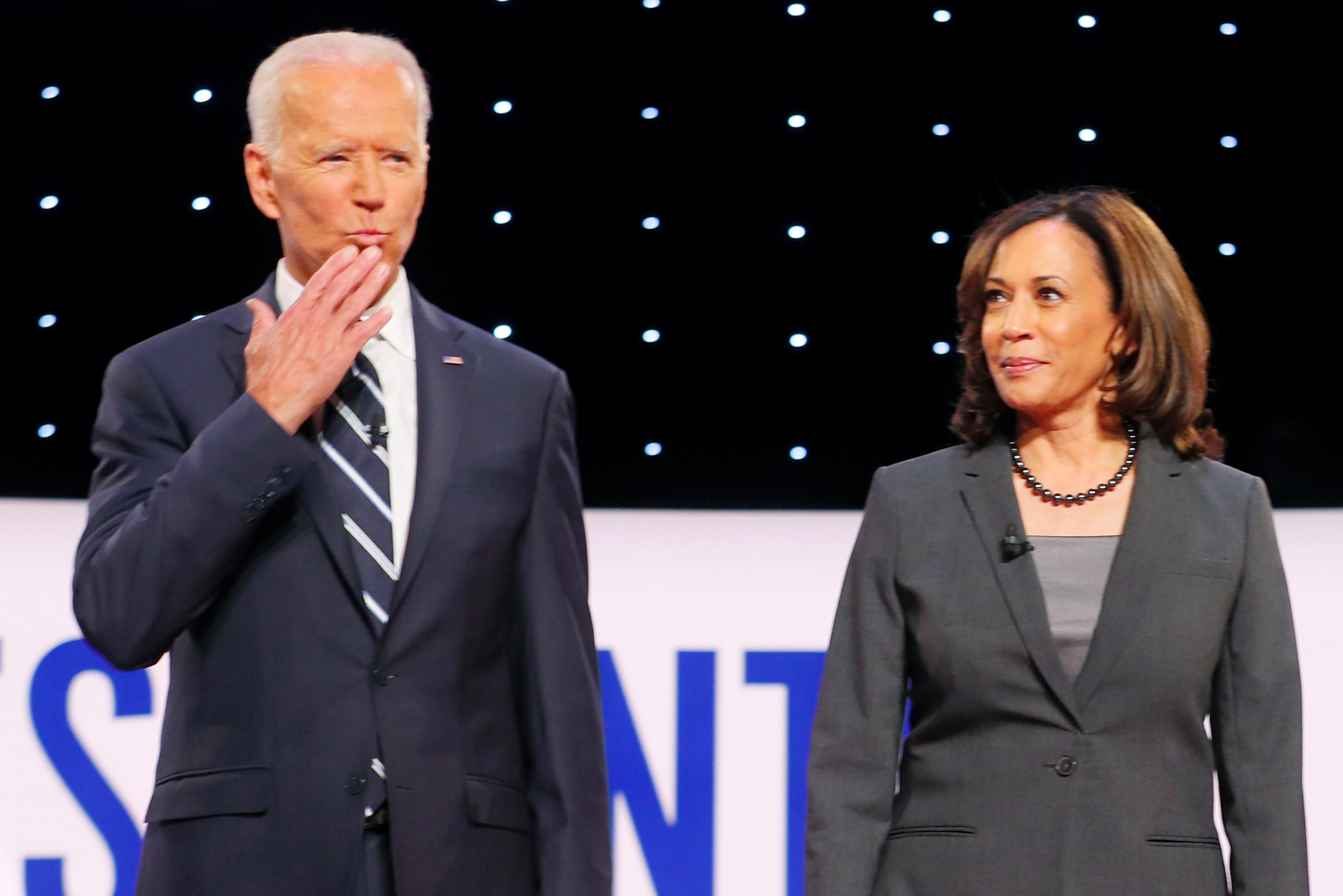 Kamala Harris Endorses One Time Rival Joe Biden's White House Bid