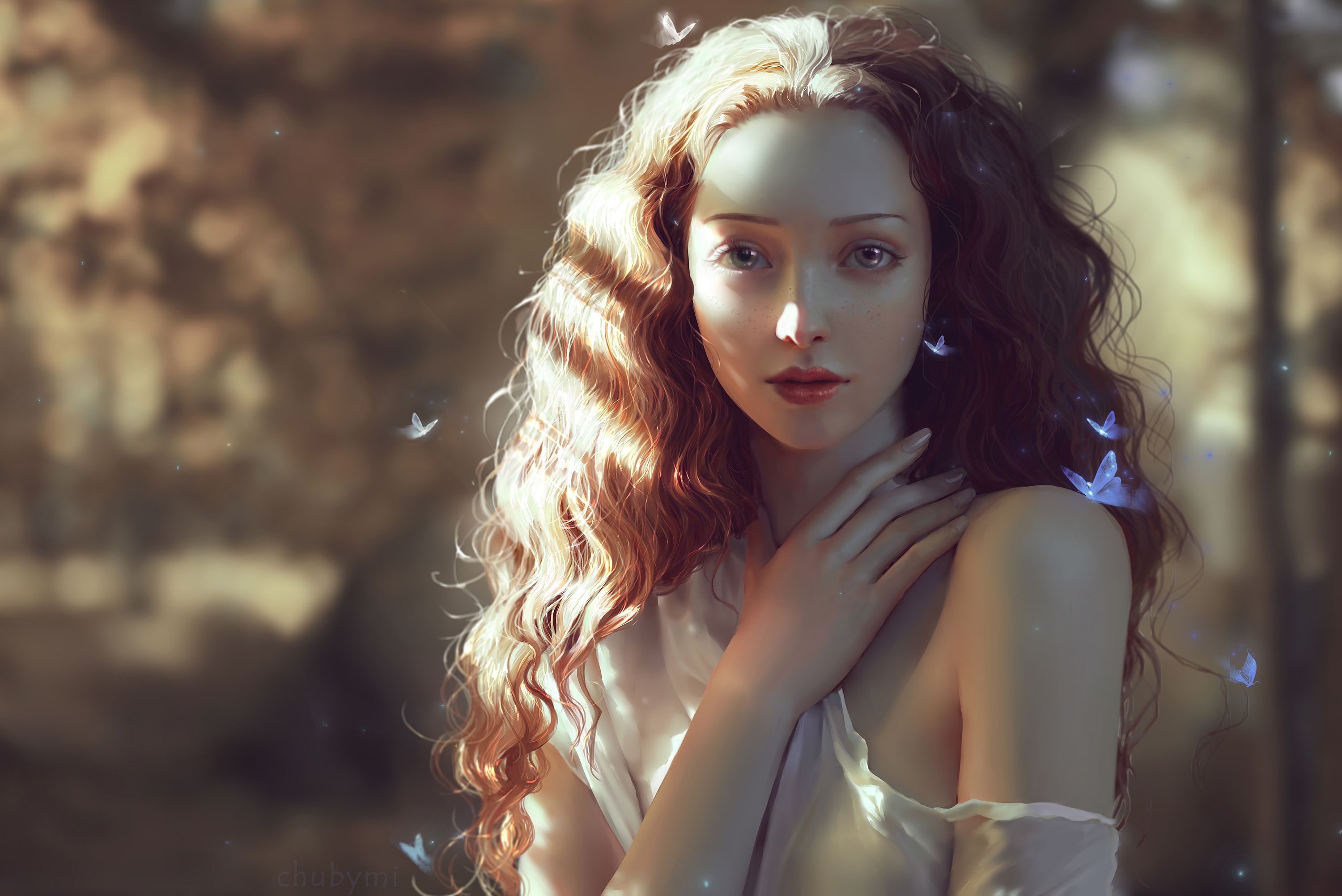 #Butterflies, #Fairy, #Teen, #Beautiful woman, #Girl. Mocah.org HD Desktop Wallpaper