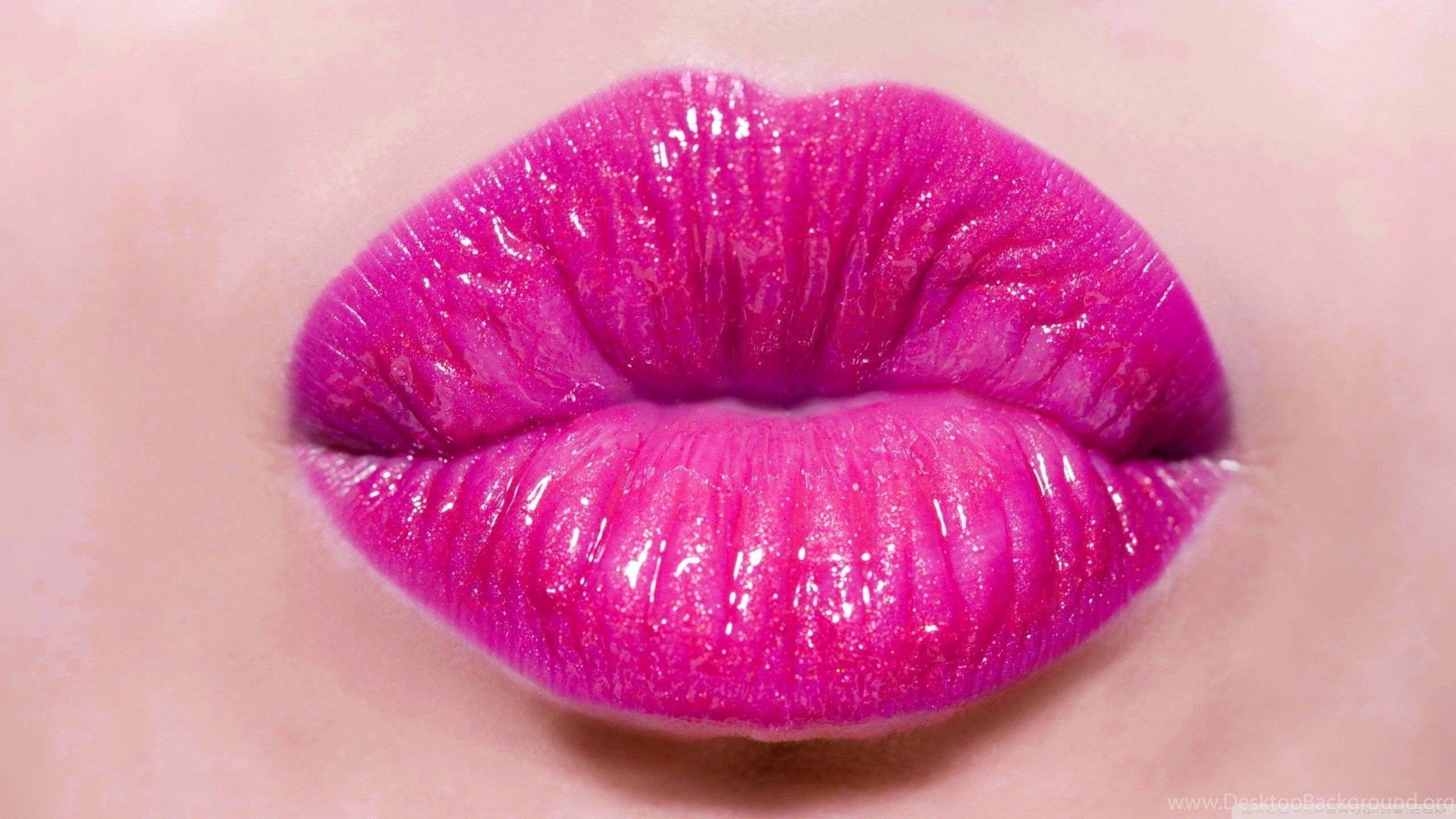 Hot Pink Lips Uhd Wallpaper Ultra High Definition Wallpaper. Desktop Background