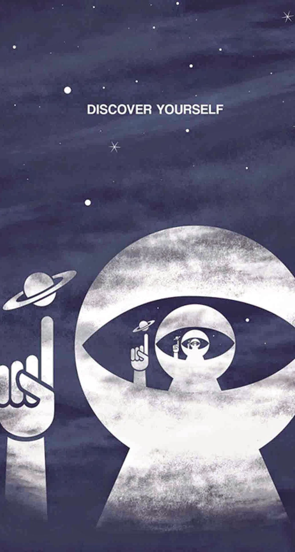 Discover Yourself Astrounaut Helmet iPhone 6 Plus HD Wallpaper HD