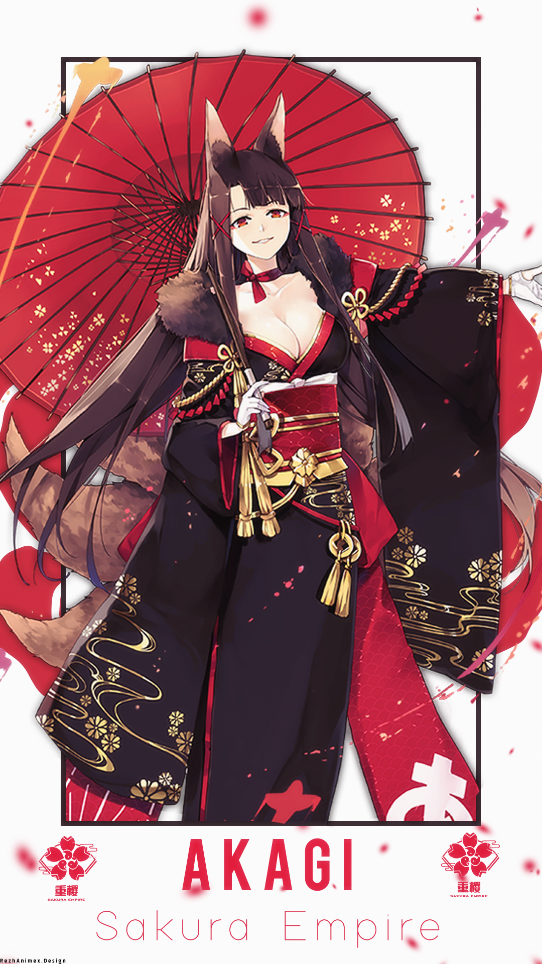 Akagi. Wallpaper Android ( Azur Lane ). Android wallpaper, Kawaii anime, Anime
