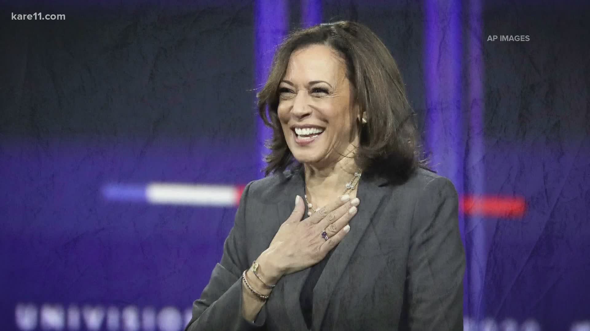 How did Joe Biden choose Kamala Harris for vice president?