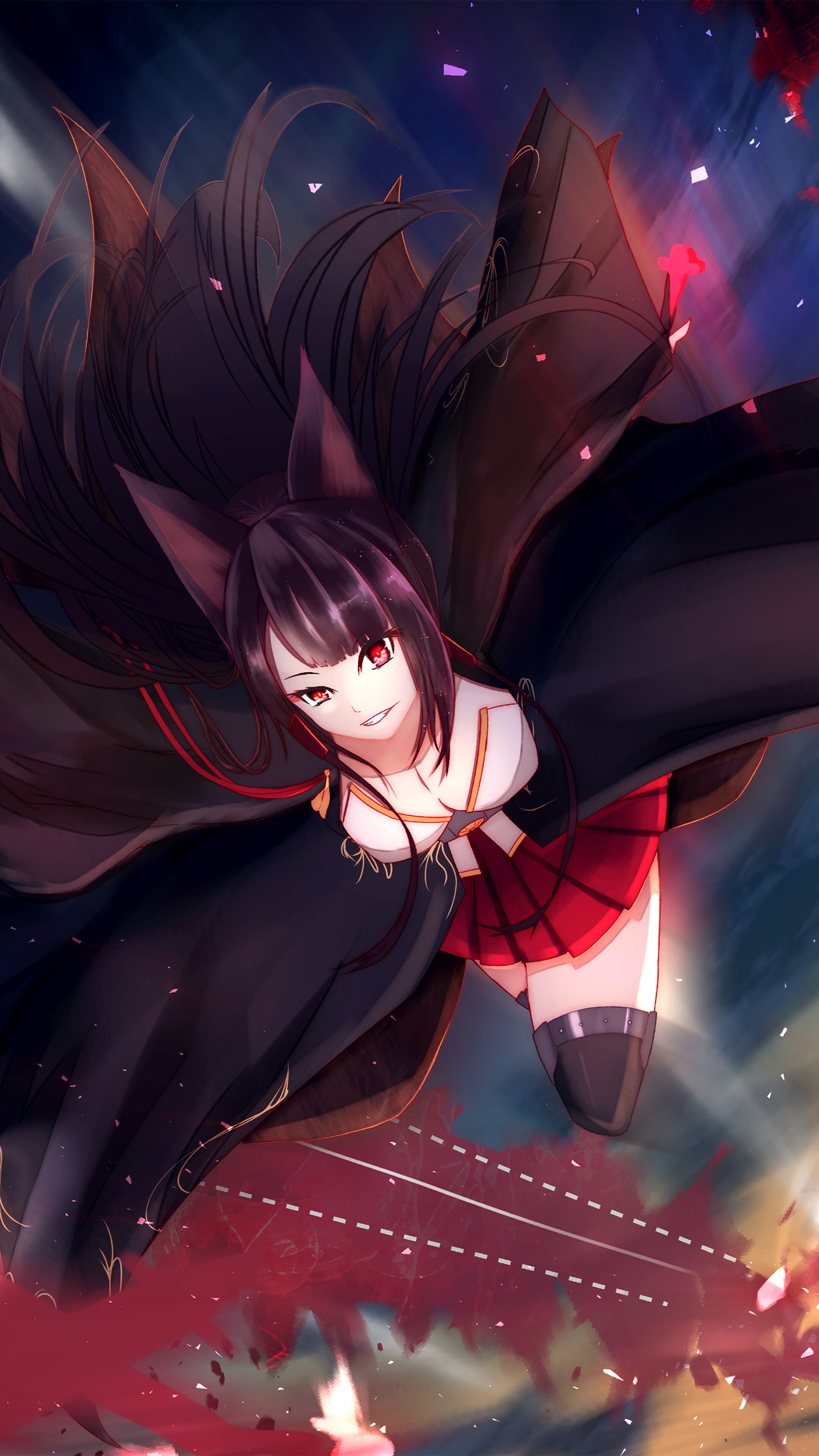 Azur Lane, Akagi, Anime Girl, 4K phone HD Wallpaper, Image, Background, Photo and Picture. Mocah.org HD Wallpaper