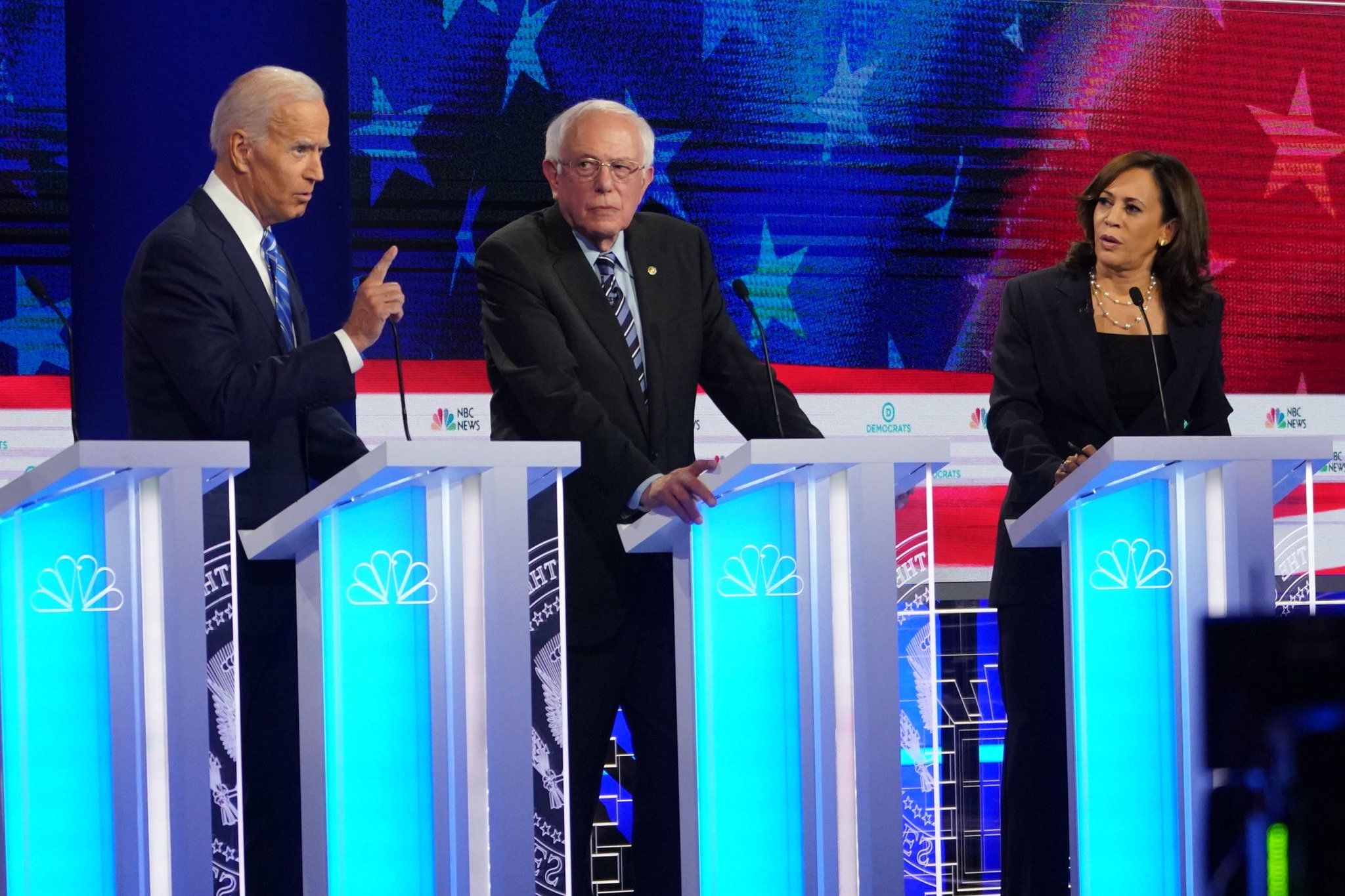 Kamala Harris and Joe Biden Clash on Race and Busing