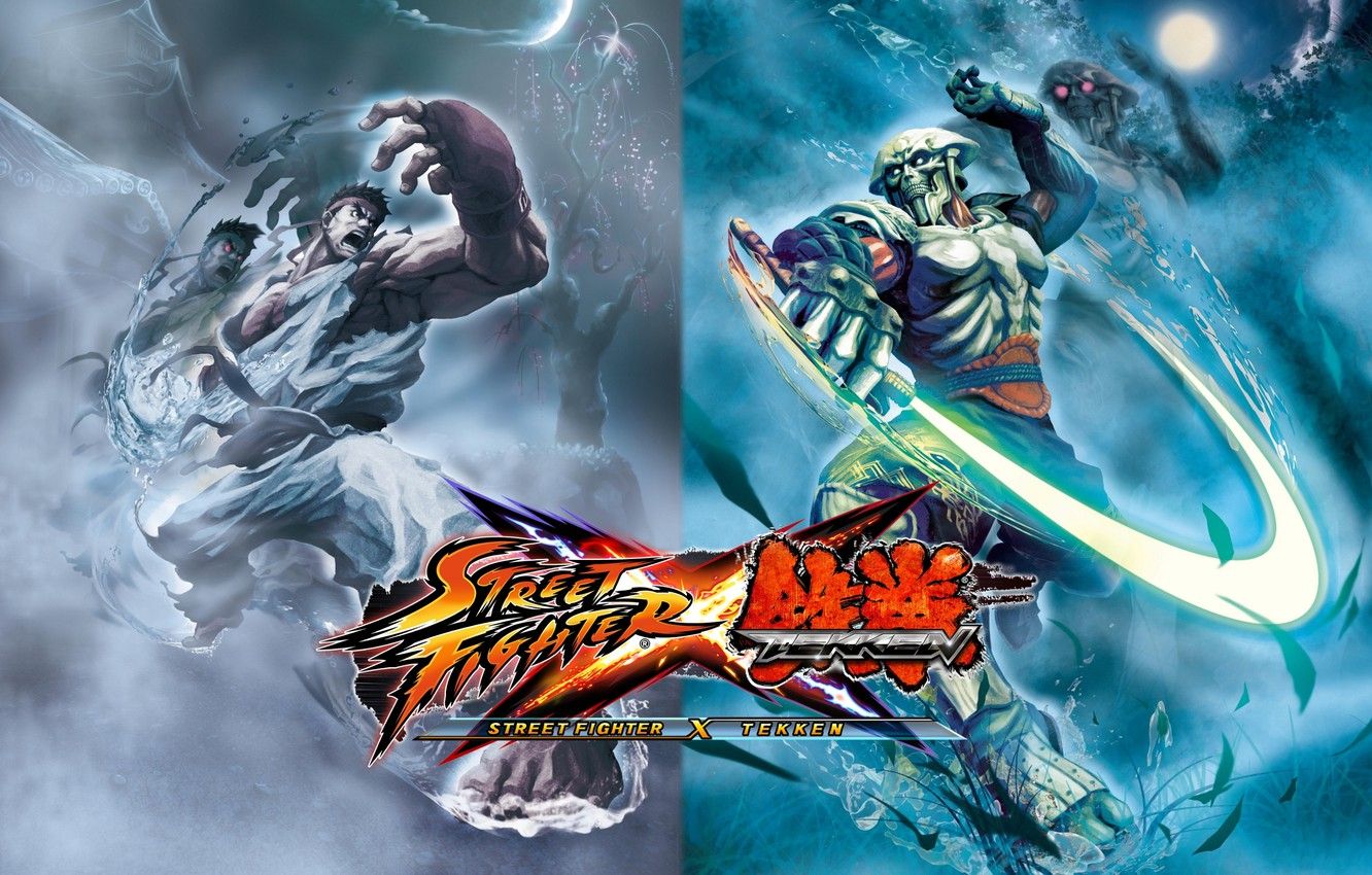 Wallpaper the fight, street fighter, Street Fighter X Tekken, Yoshimitsu, ryu image for desktop, section игры