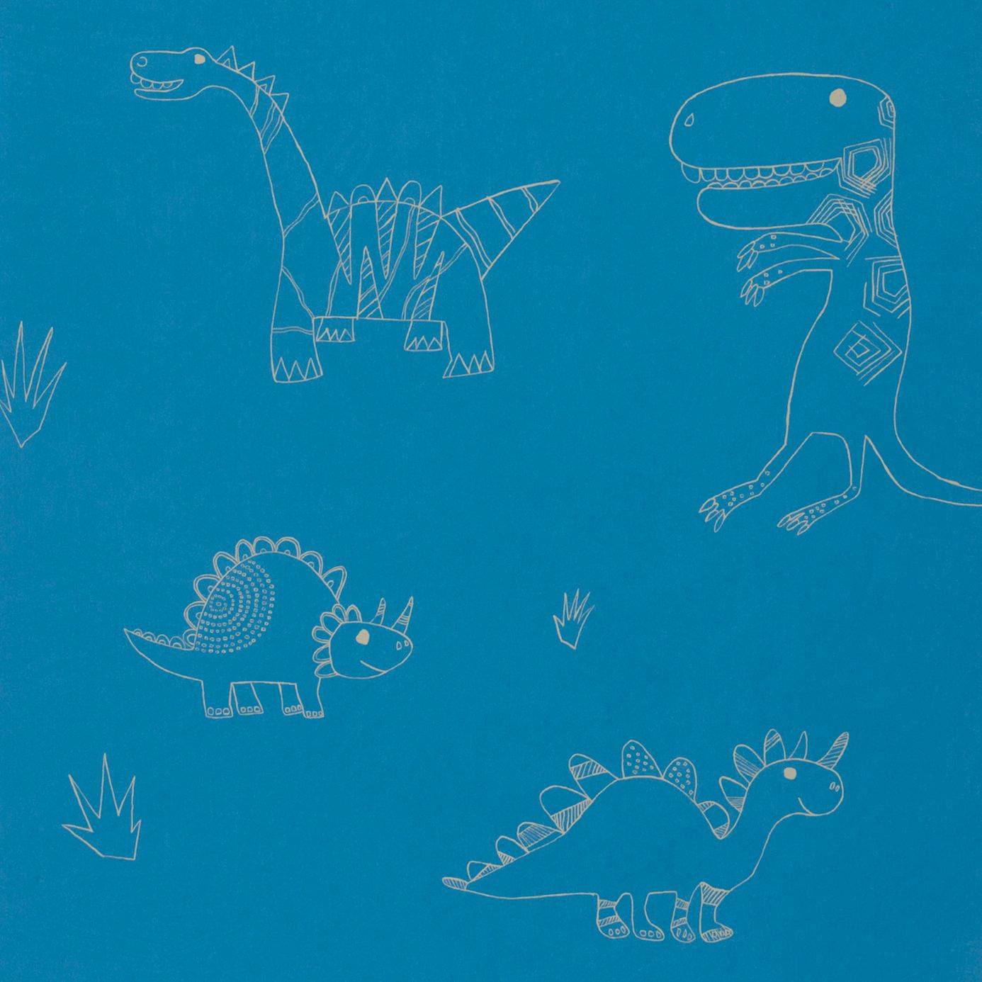 Kids Blue Dinosaur