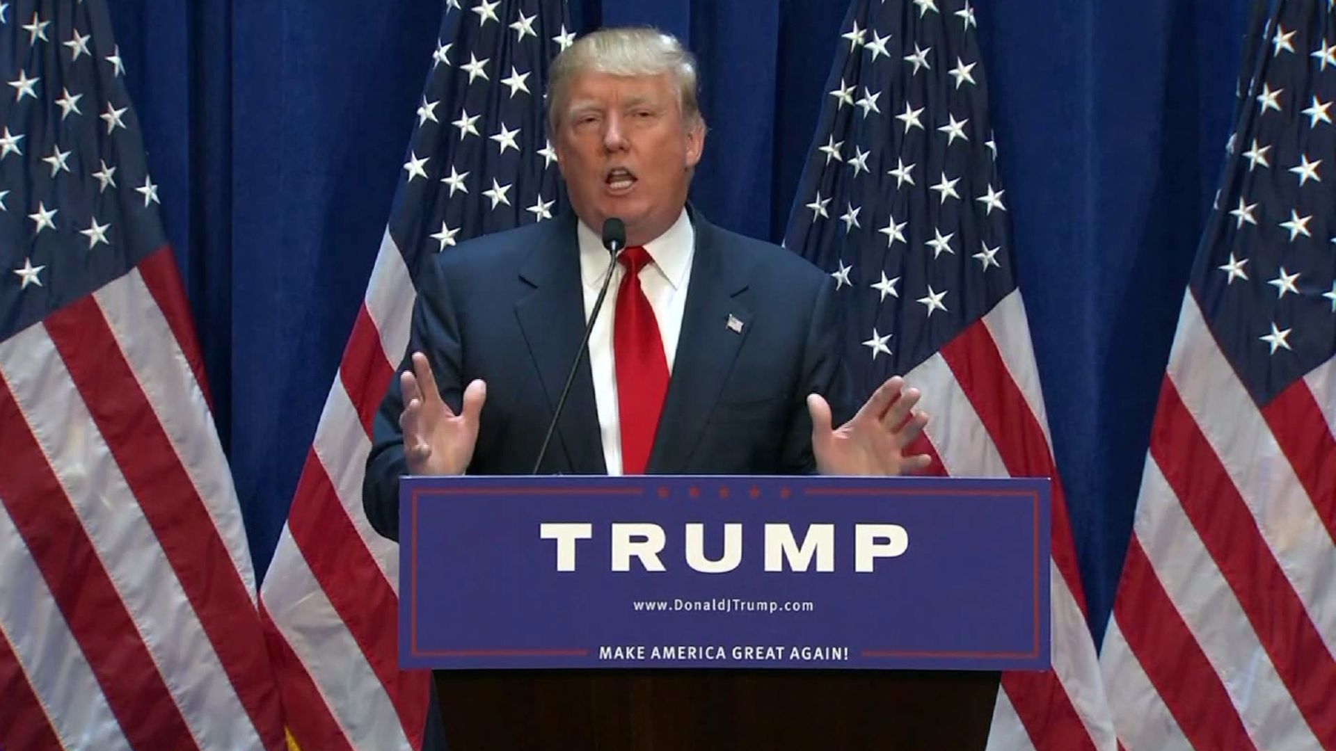 Real Estate Mogul Donald Trump Announces Candidacy for President
