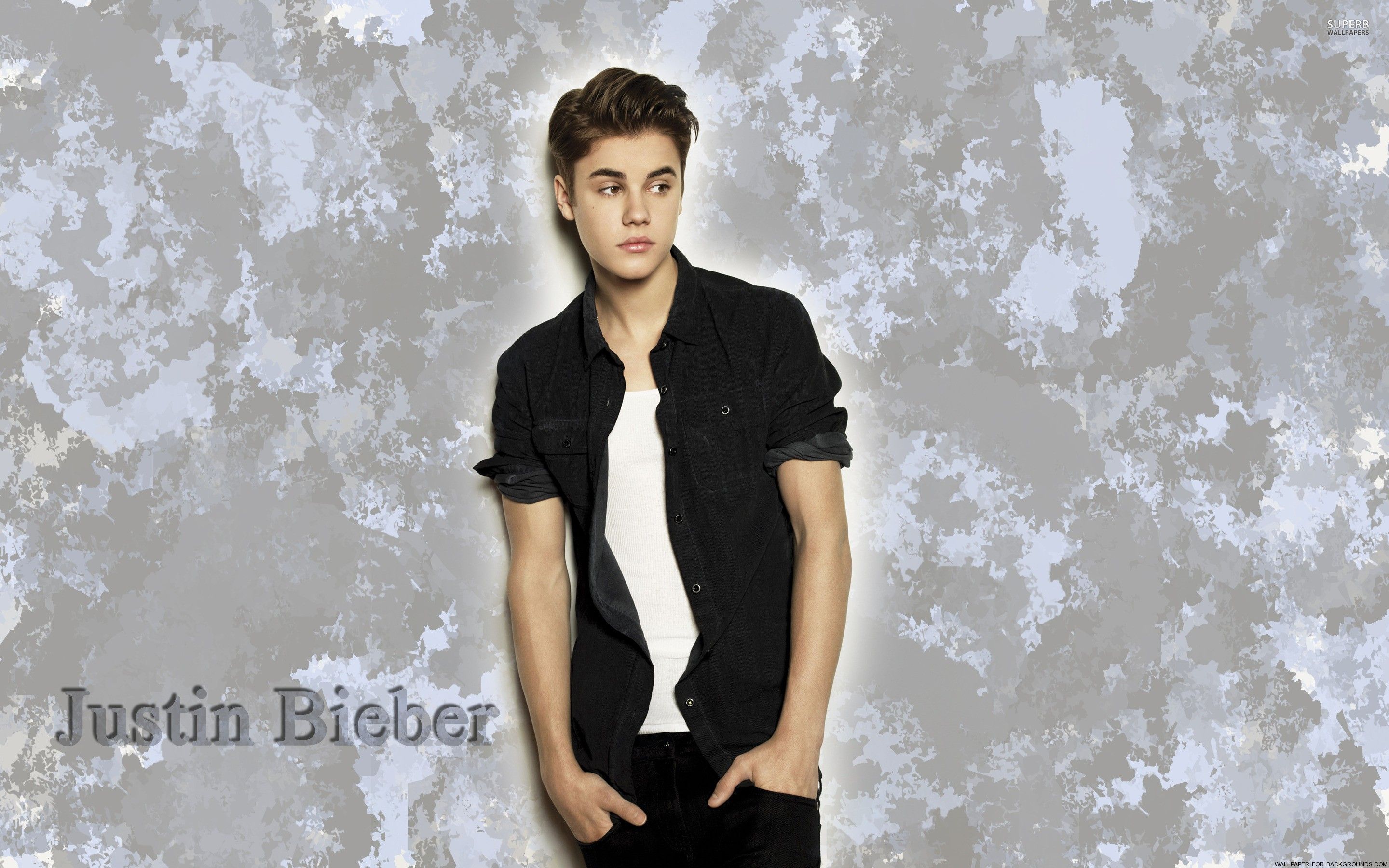 Justin Bieber wallpaper black shirt Desktop Wallpaperk HD