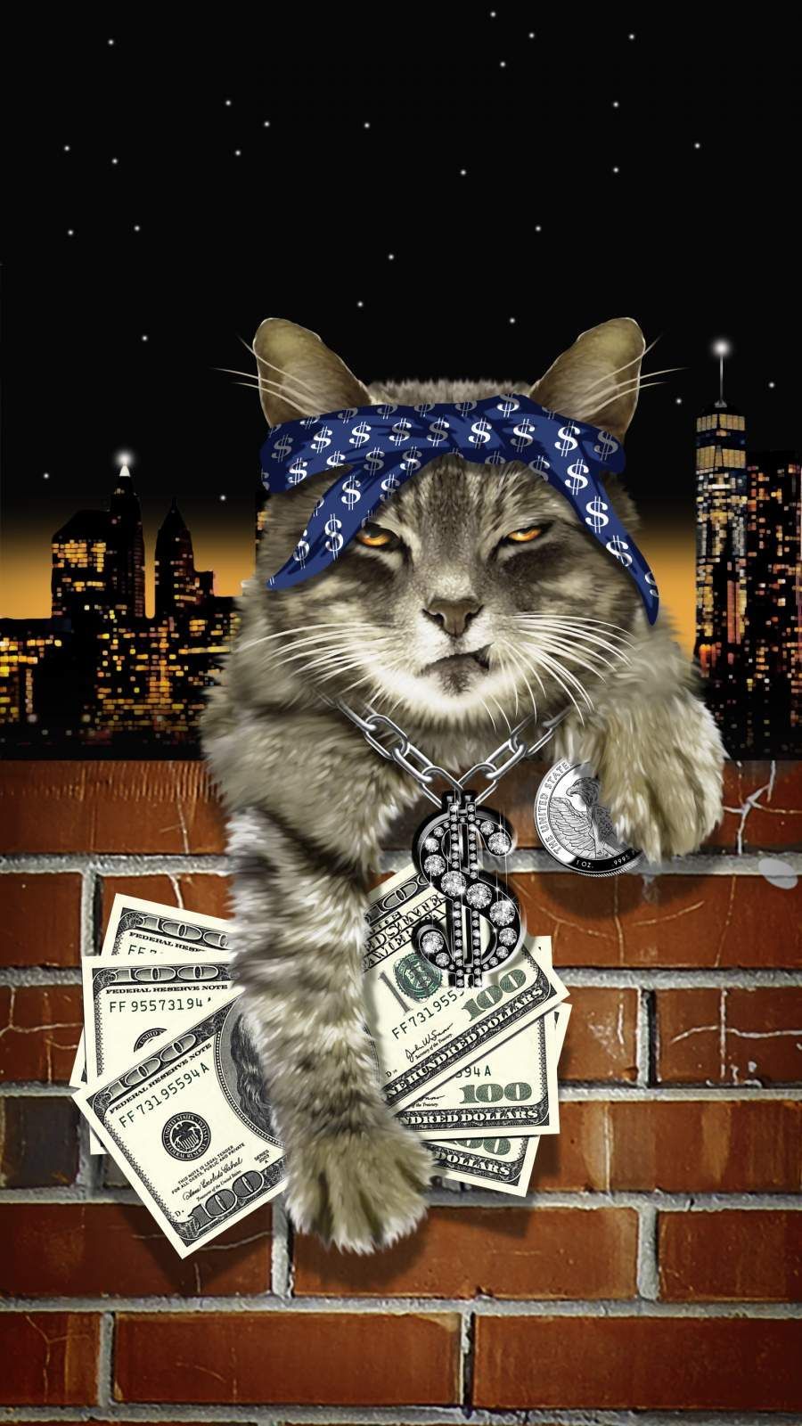 Gangsta Cat iPhone Wallpaper. Cats iphone, iPhone wallpaper, Animal wallpaper