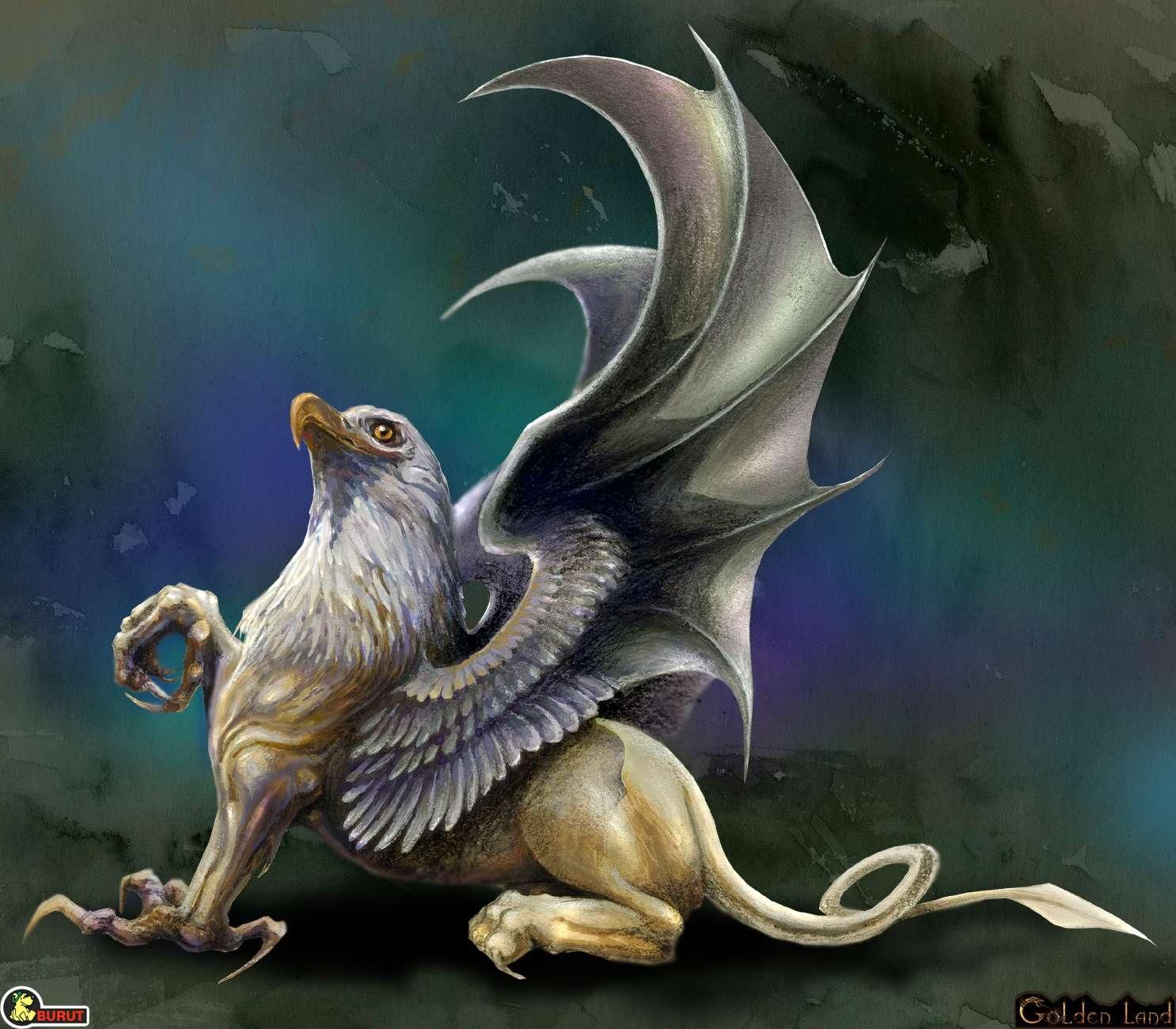 Griffin Background. Mythical Griffin Wallpaper, Griffin Mythology Wallpaper and Griffin and Wong Wallpaper