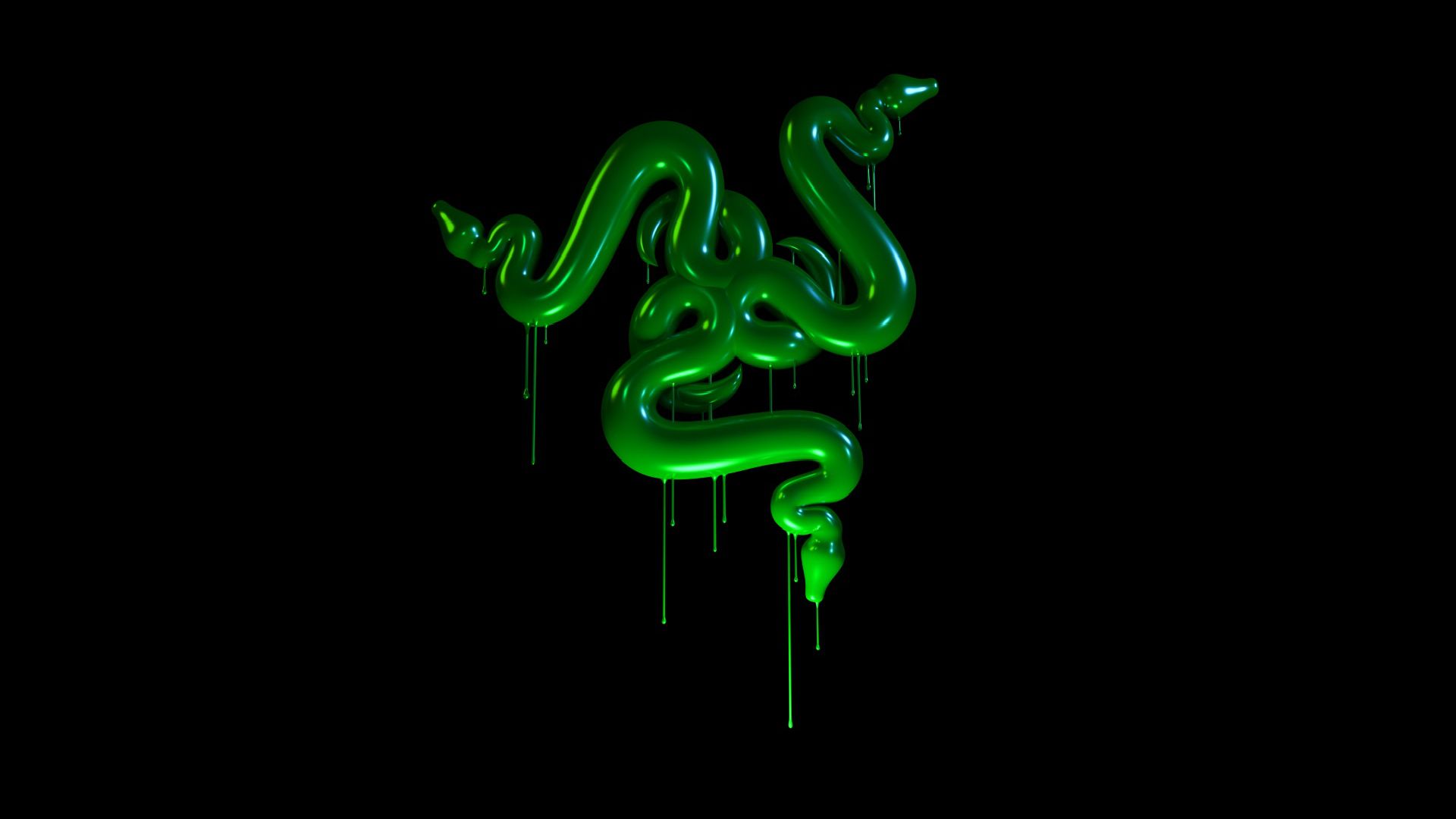 Razer Snakes Slime Background HQ Image Free Wallpaper