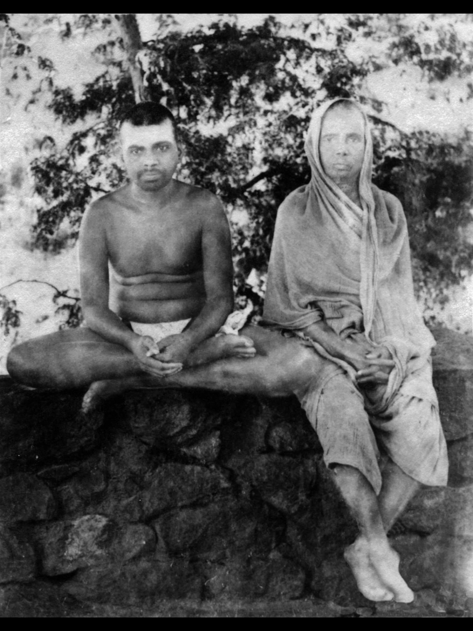 Sri Ramana Maharshi and his mother. Ramana maharshi, Saints of india, Paramahansa yogananda