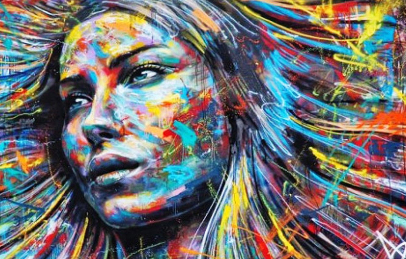 Graffiti Girl Wallpaper
