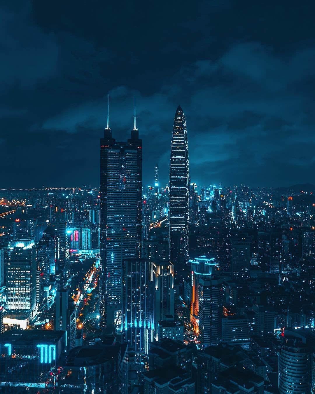 Hong Kong At Night (x Post R Cyberpunk). IPhone X Wallpaper X Wallpaper HD