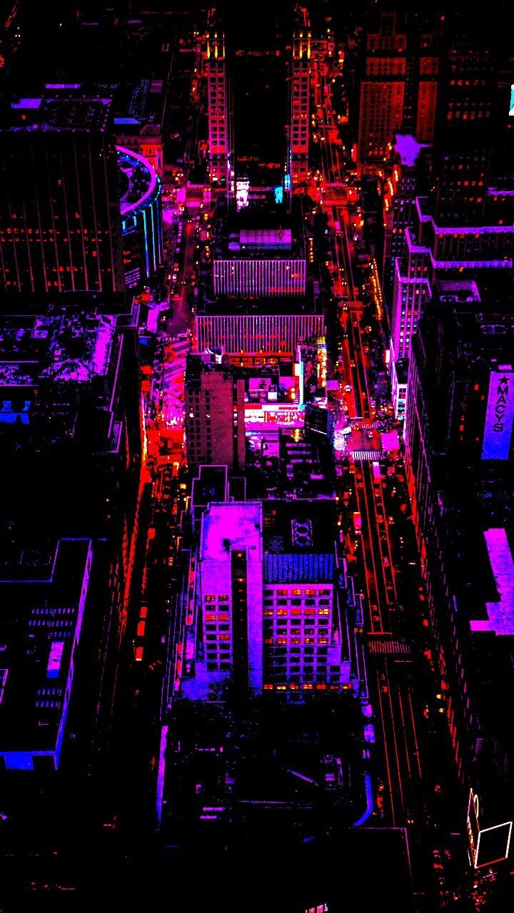 Night City View Amoled Wallpaper In .com