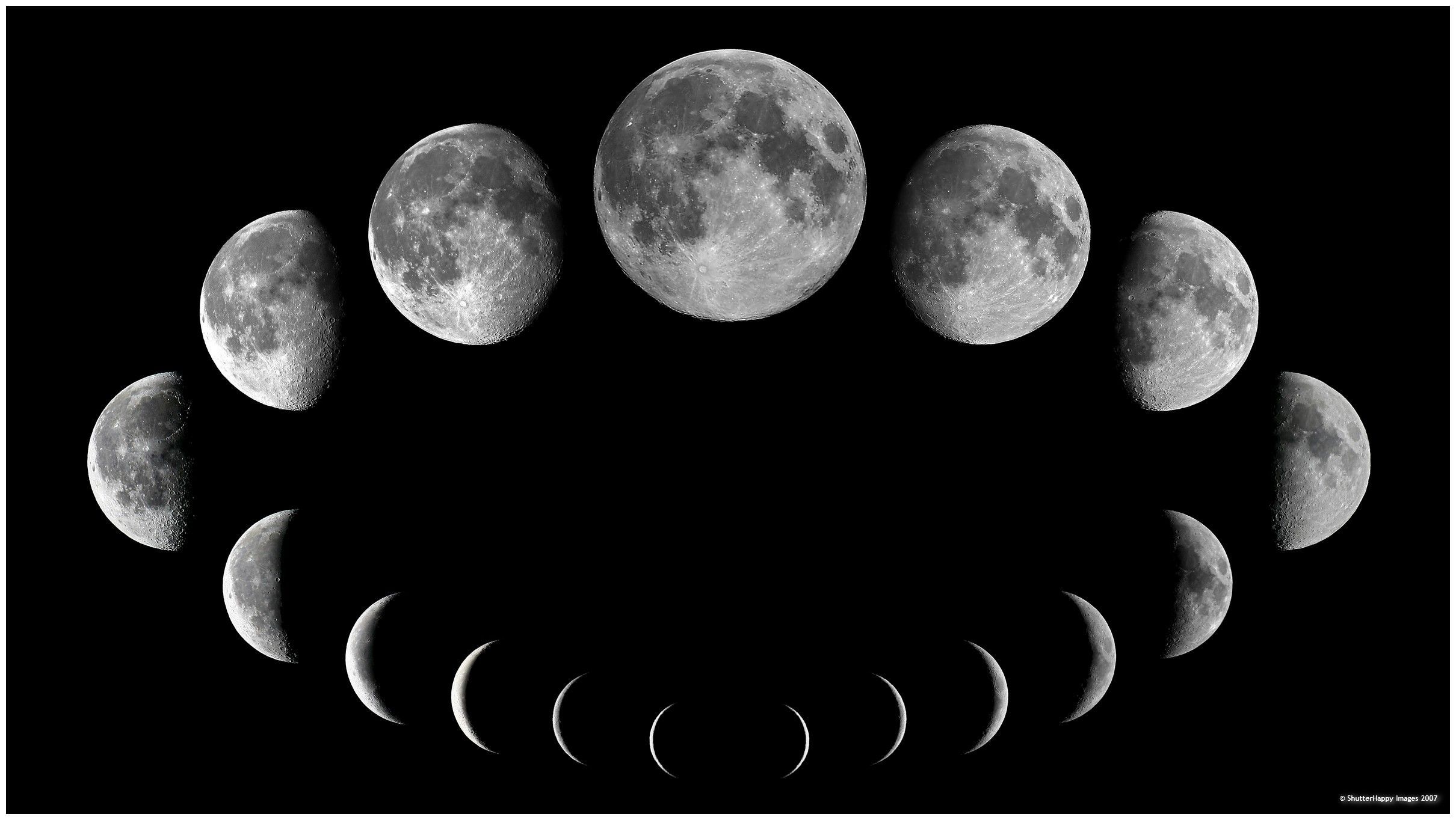 Фазы Луны фото