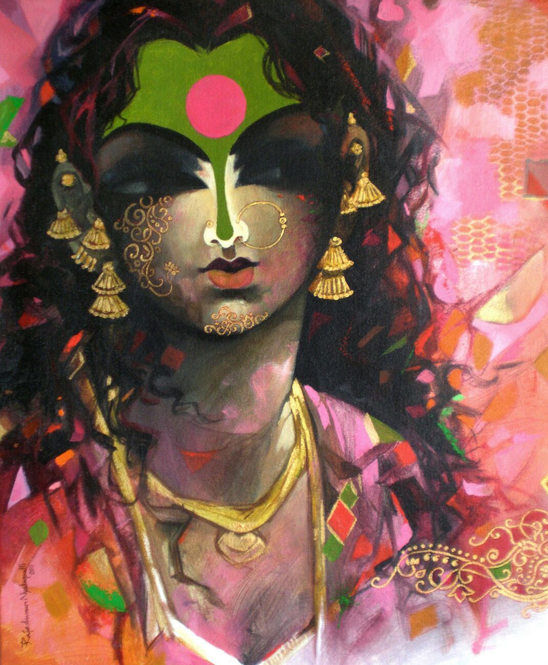 Most Beautiful Indian Paintings from top Indian Artists