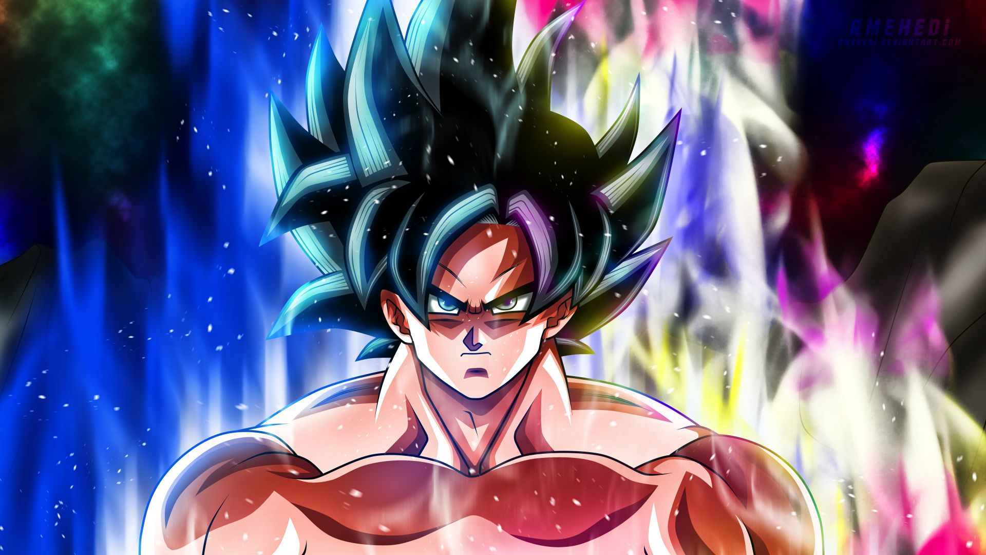 Desktop Wallpaper Angry Goku, Anime, Dragon Ball Super, HD Image, Picture, Background, 05197a
