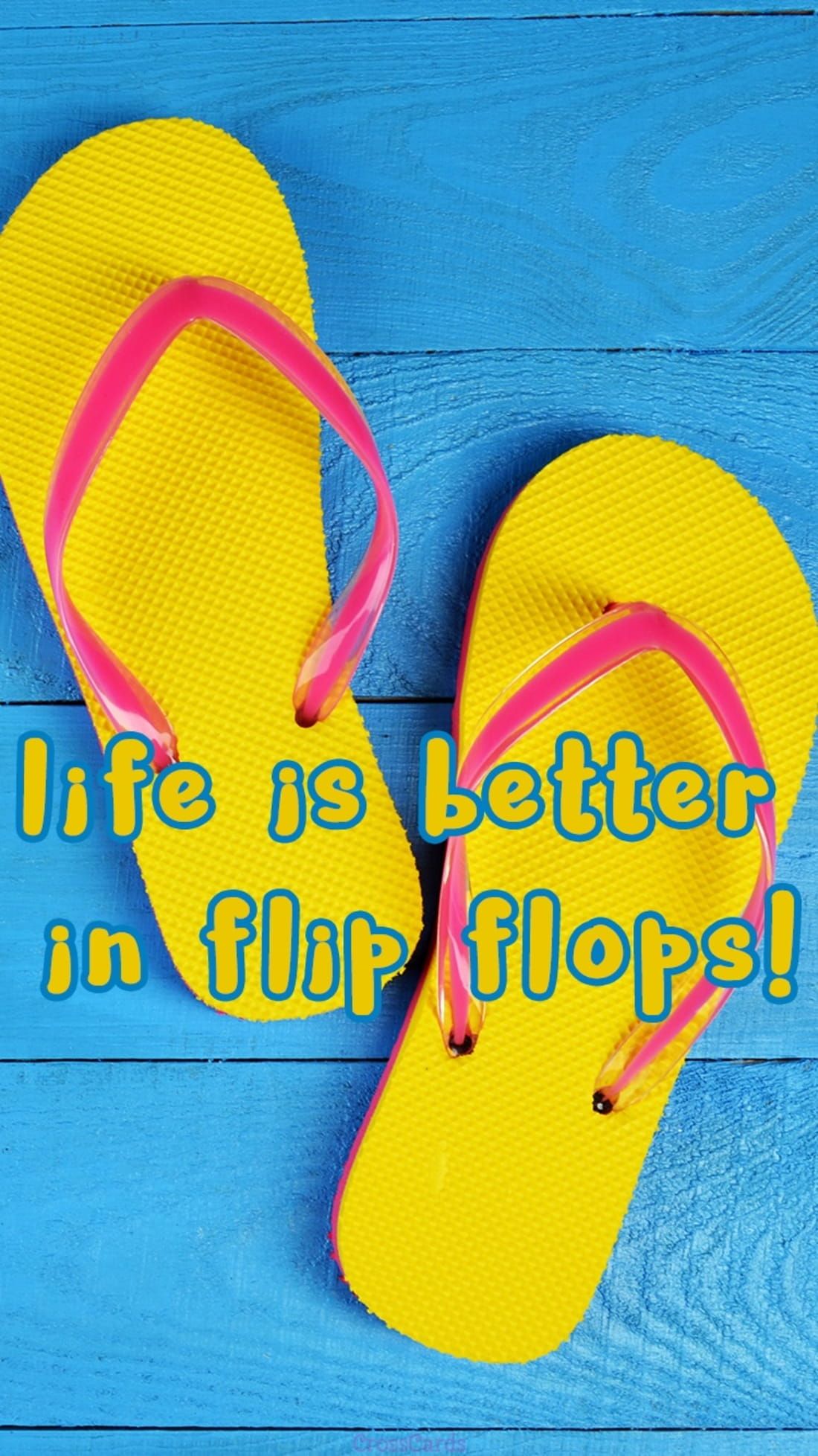 Life is Better in Flip Flops Wallpaper and Mobile Background