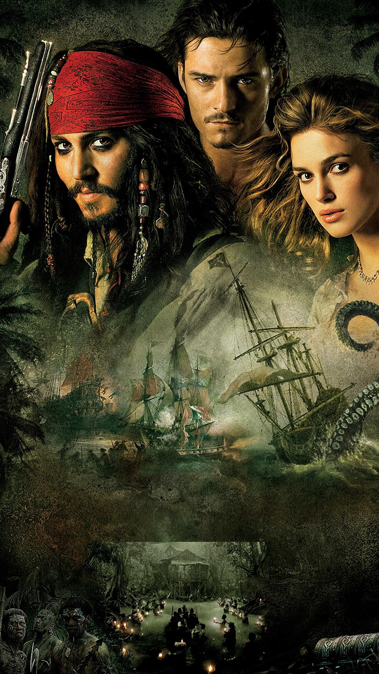 Pirates of the Caribbean: Dead Man's Chest (2006) Phone Wallpaper. Moviemania. Pirates of the caribbean, Jack sparrow wallpaper, Caribbean