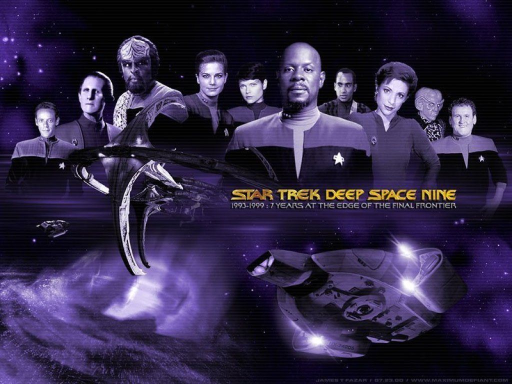 Star Trek Deep Space Nine crew Star Trek computer desktop wallpaper. Star trek ds Star trek, Star trek funny
