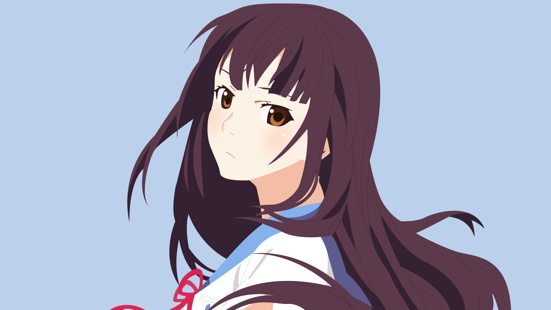 Shita kara Miru ka? Yoko kara Miru ka?, Norimichi Shimada, Nazuna Oikawa, fireworks, Uchiage Hanabi HD Wallpaper