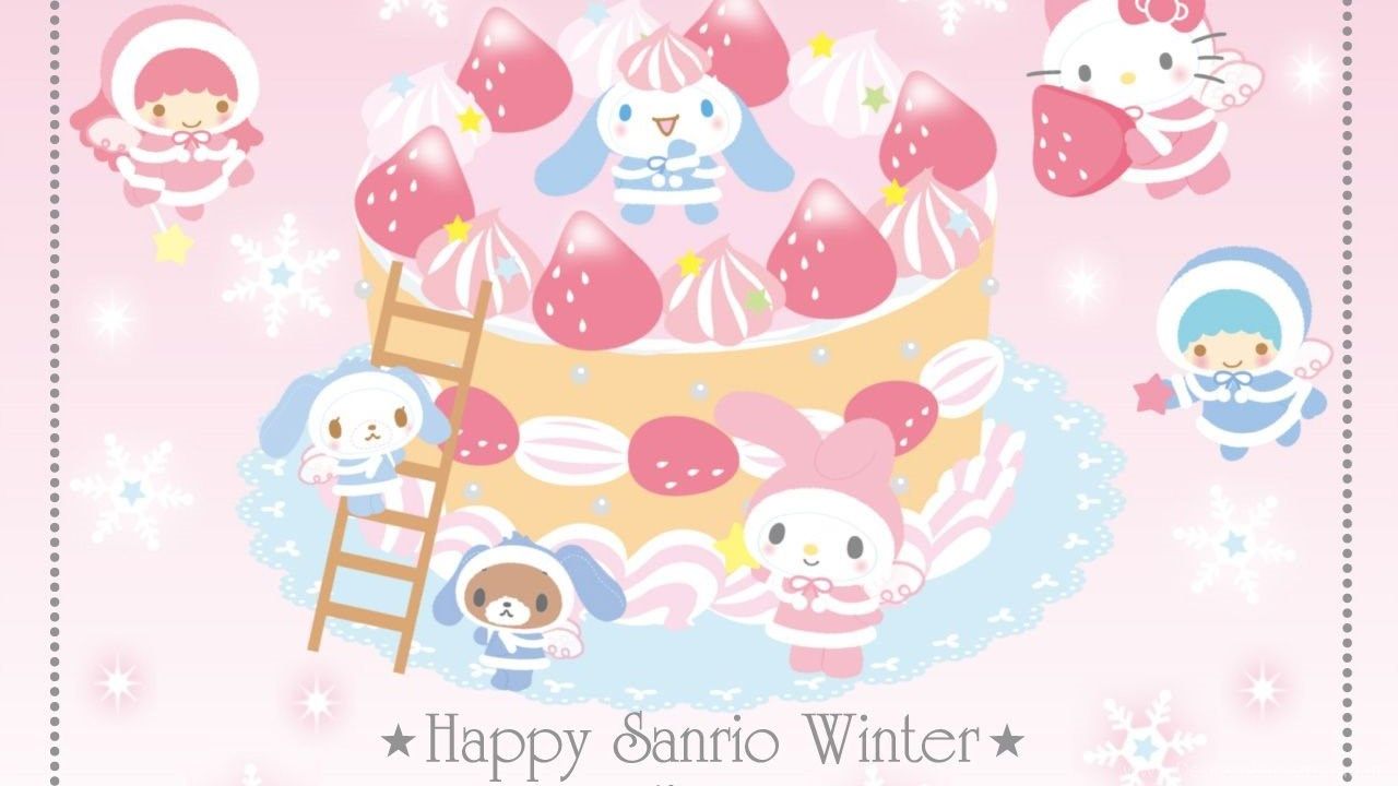 Wallpaper Hello Kitty Winter Le Coin Kawaii Desktop Background