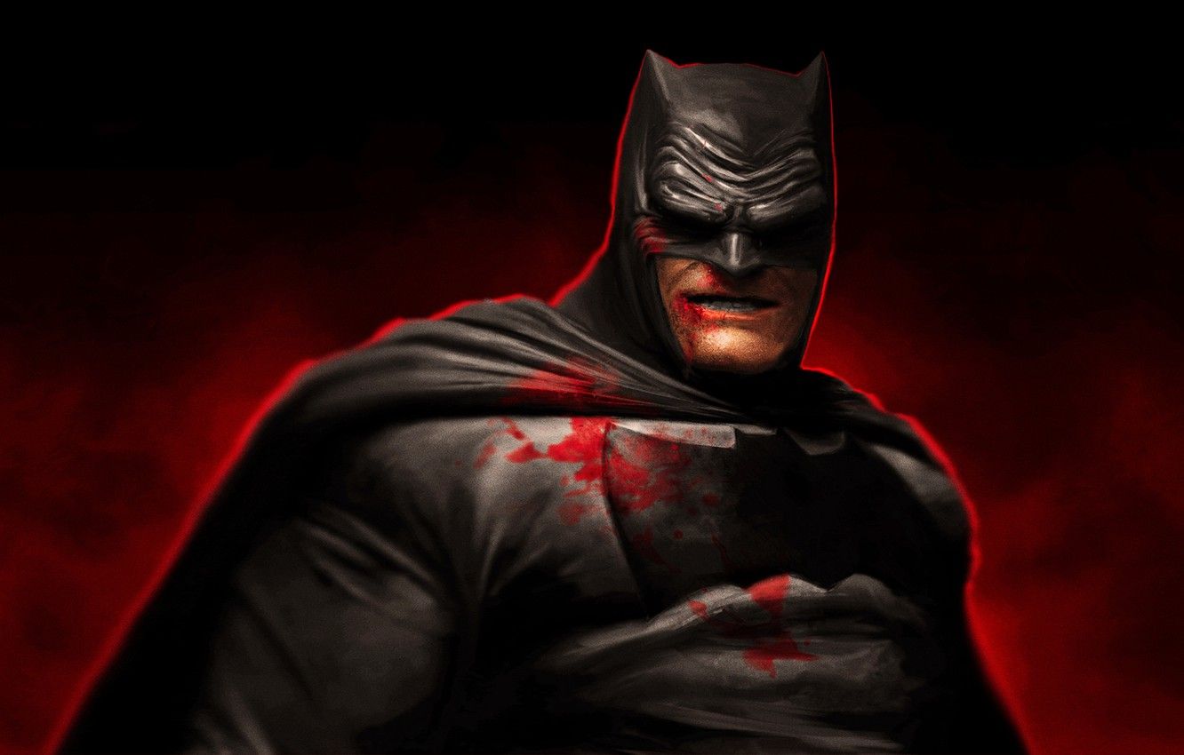 Wallpaper Batman, art, Bruce Wayne, Dark Knight, The Dark Knight Returns image for desktop, section фантастика