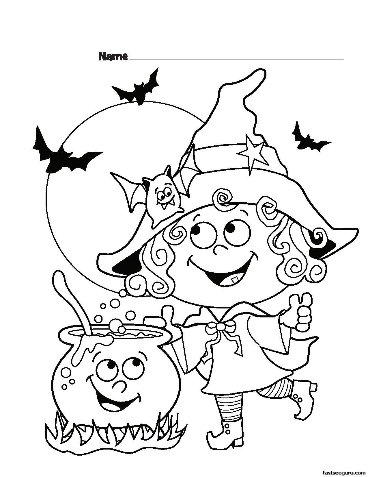 Halloween Coloring Pages Wallpapers   Wallpaper Cave