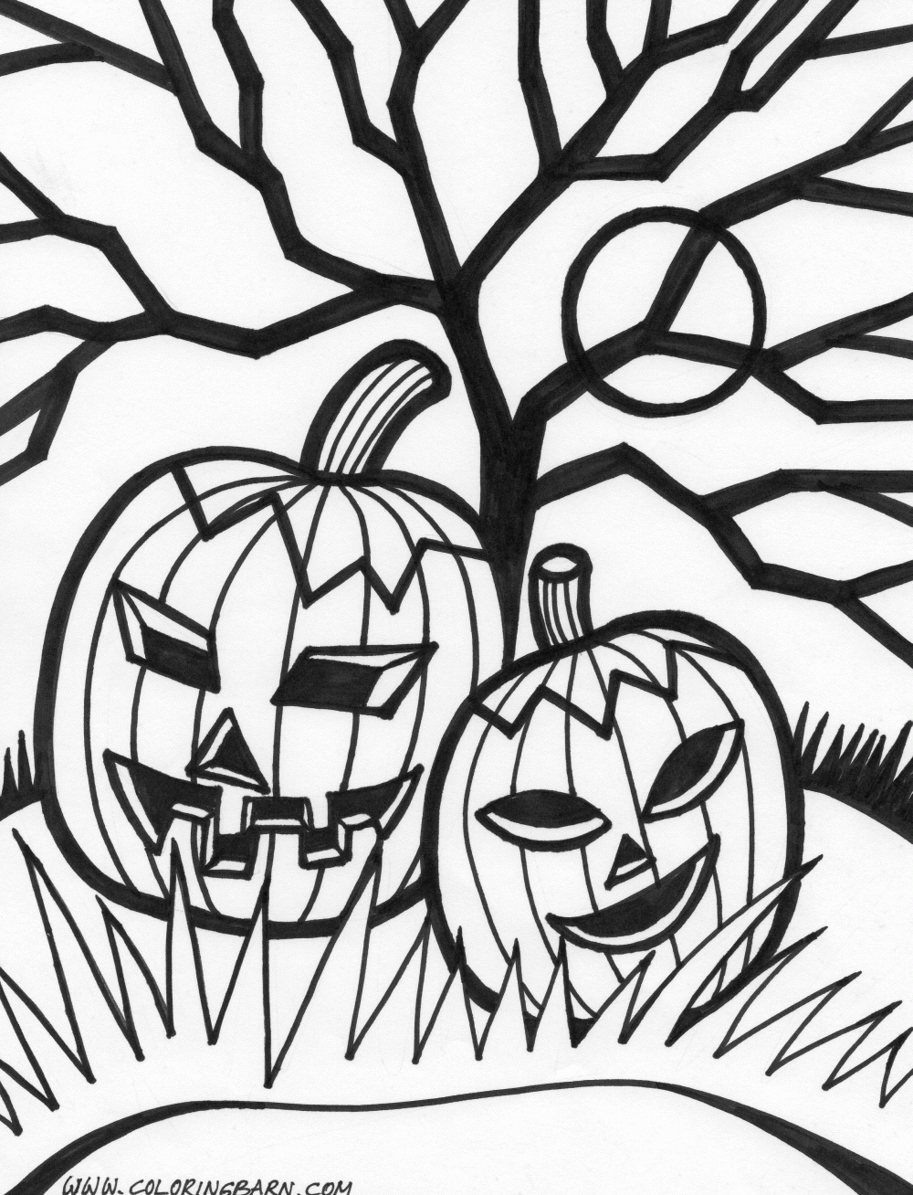 scary halloween coloring pages. Halloween coloring pages, Scary halloween coloring pages, Halloween coloring