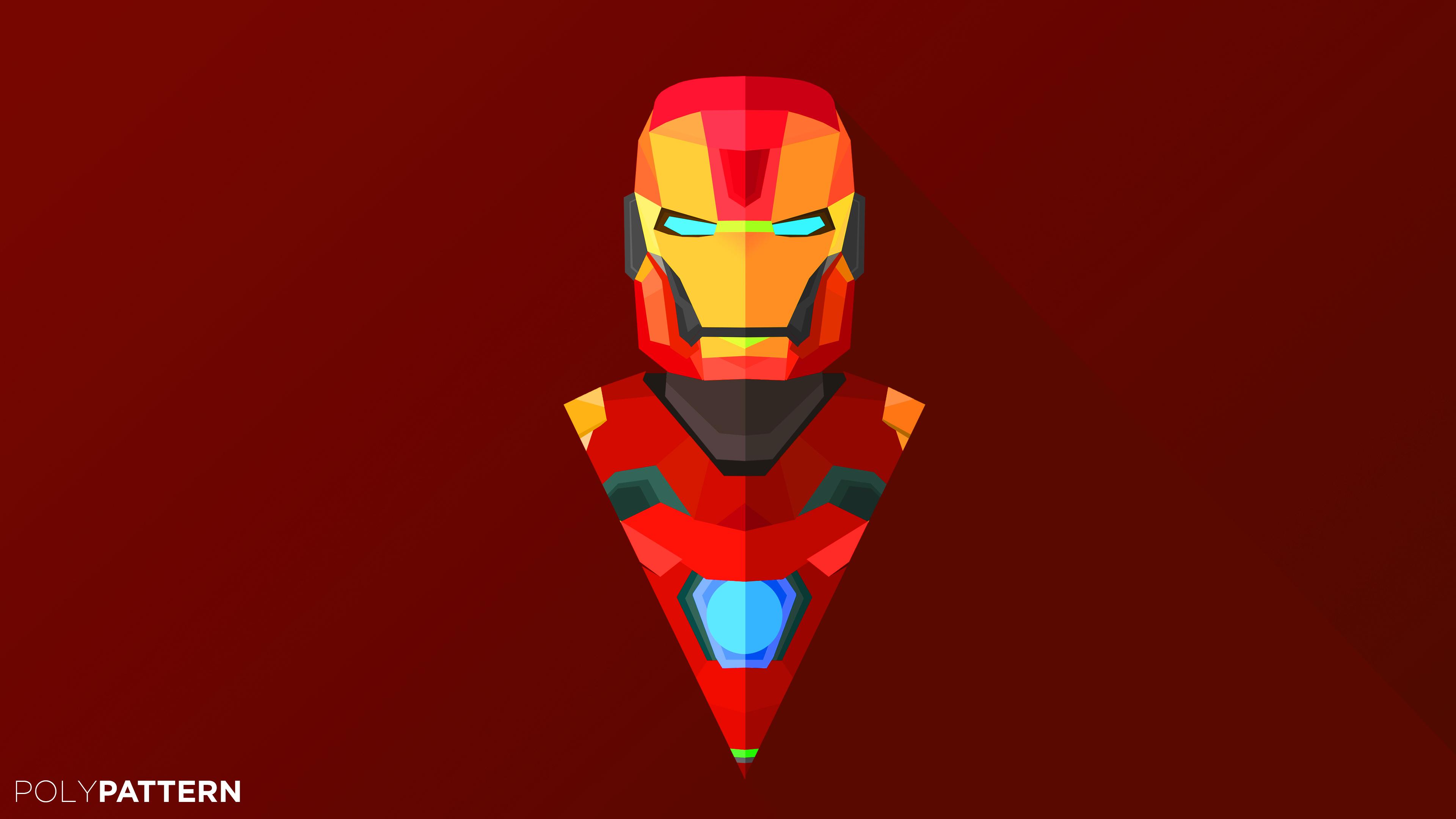 Abstract Iron Man [3840 x 2160]