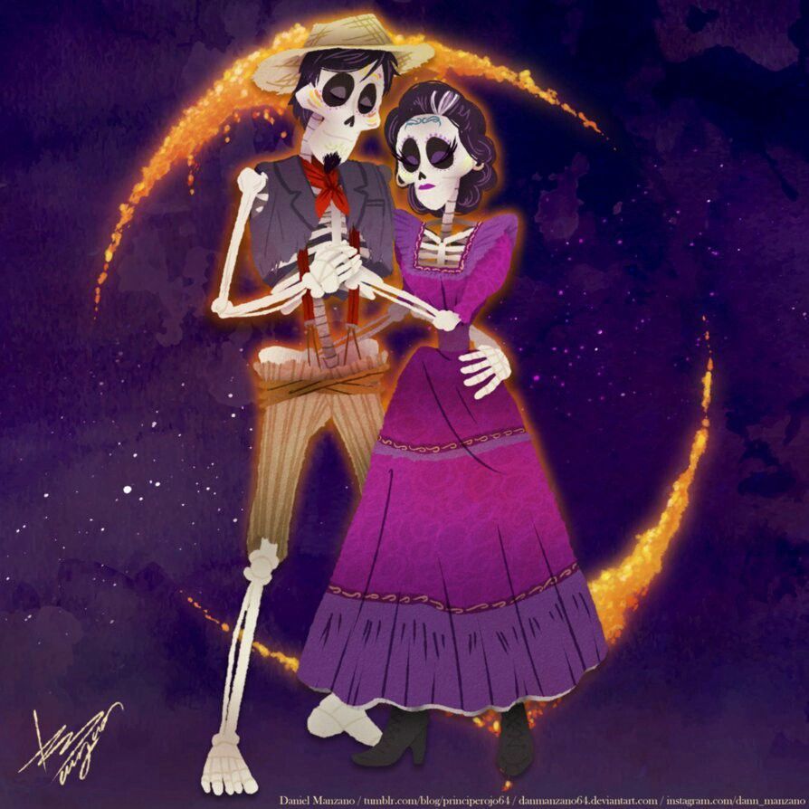 Hector e Imelda de coco Pixar. Disney picture, Disney art, Disney