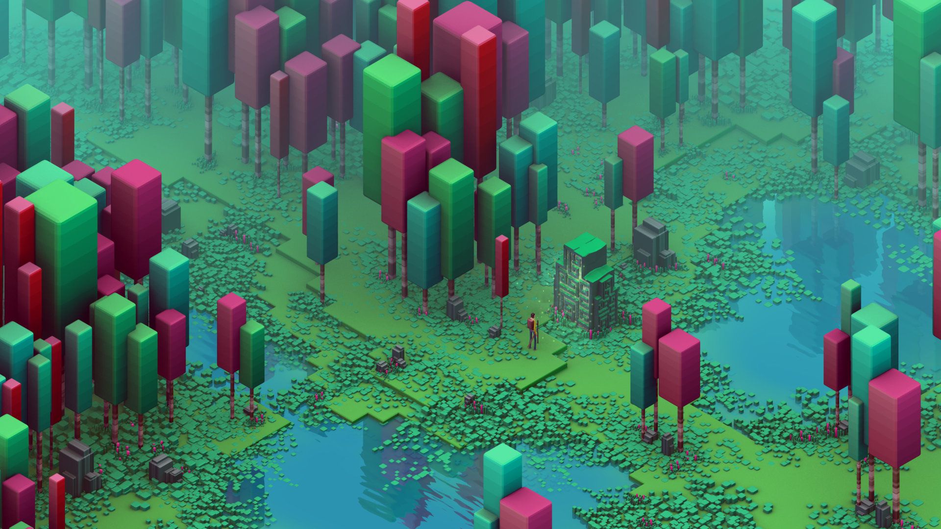 Isometric Wallpaper