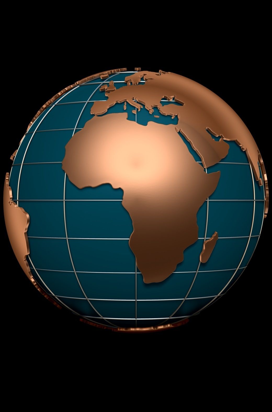 3D Model Earth Globe Wire, World Map, Continents, Planet. Beautiful wallpaper background, Earth globe, Galaxy phone wallpaper