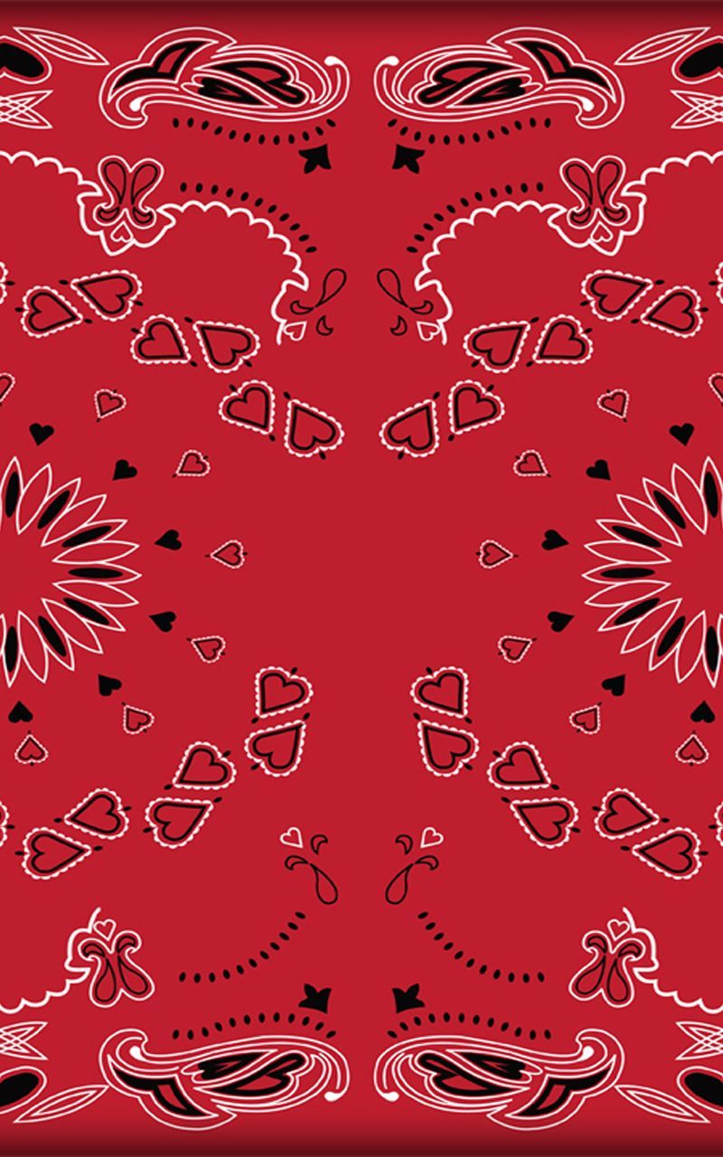 iPhone 6 Bandana Wallpaper. Red wallpaper, Print patterns, Pattern wallpaper