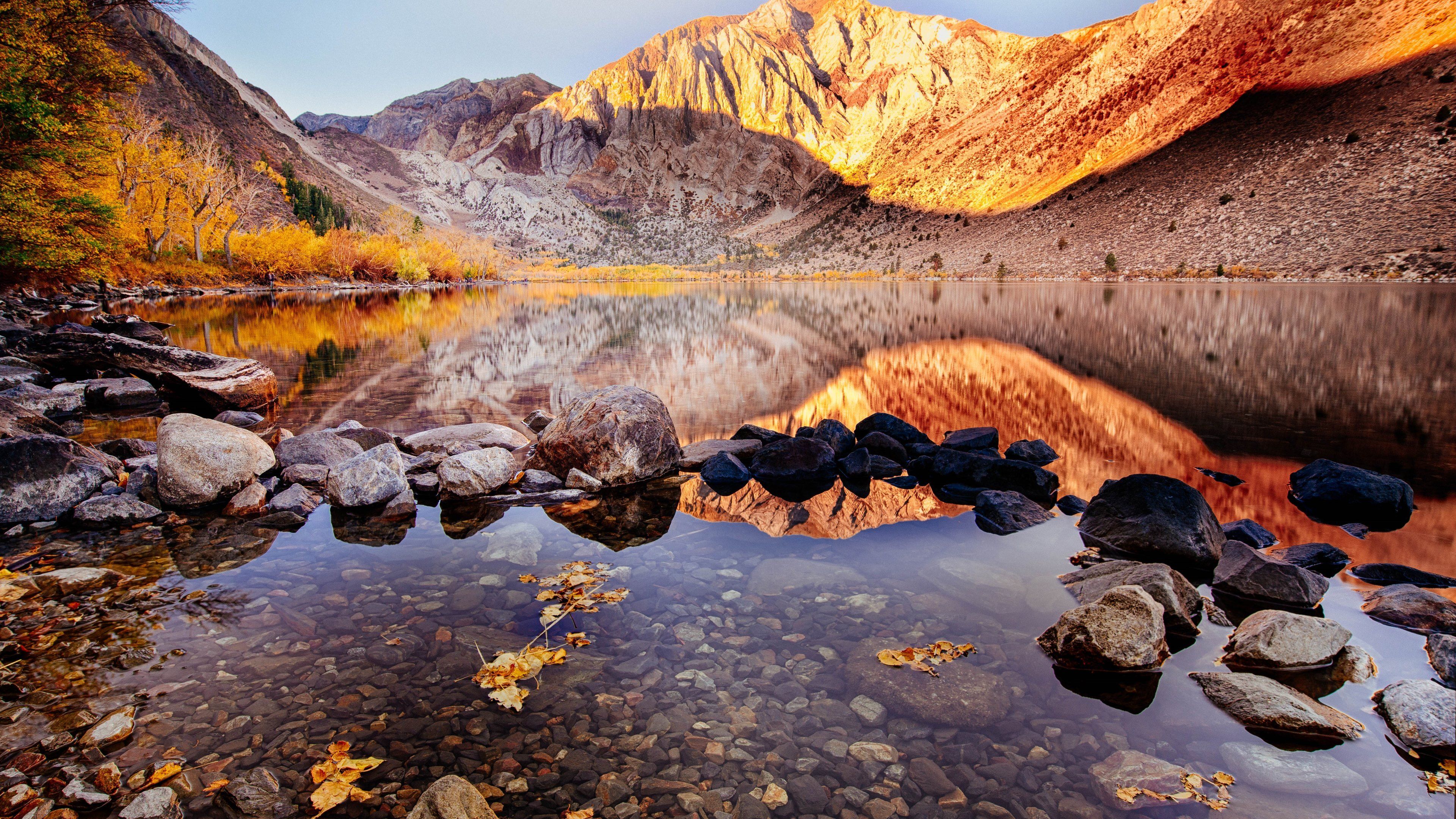 Convict Lake Autumn 4k 4k HD 4k Wallpaper, Image, Background, Photo and Picture