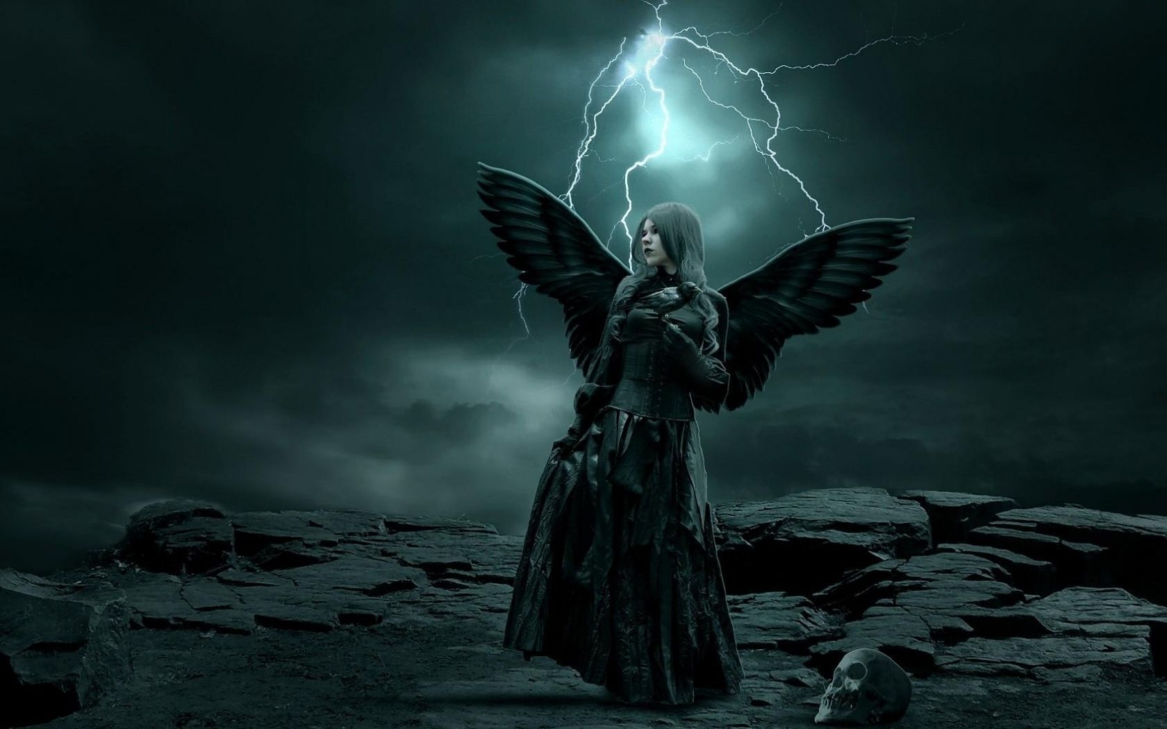 Free download dark horror gothic angel women skull cg digital art lightning storm [1920x1060] for your Desktop, Mobile & Tablet. Explore Dark Angel Wallpaper. Dark Angel Wallpaper, Dark Angel
