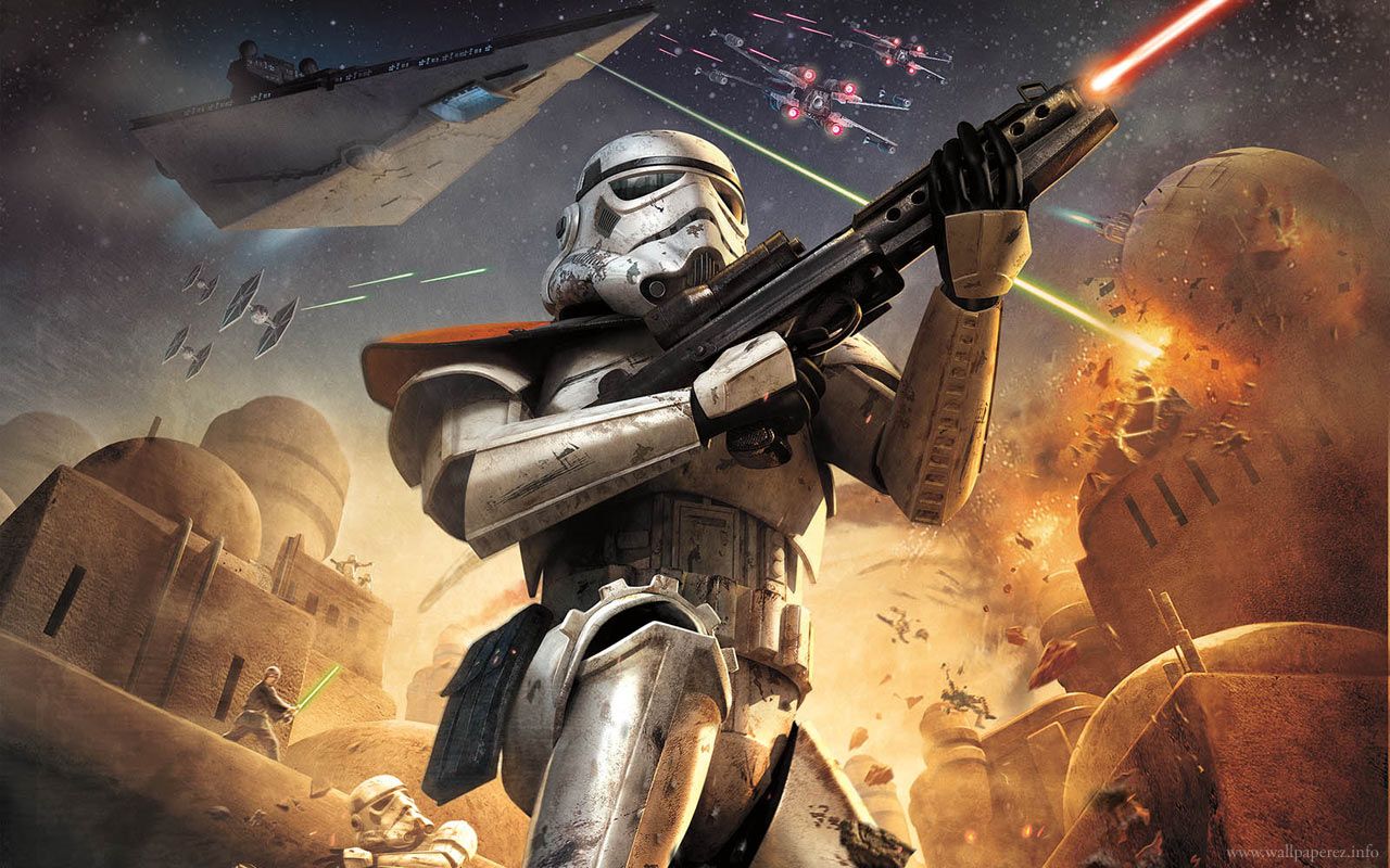 Star Wars Battle Wallpaper HD Wallpaper