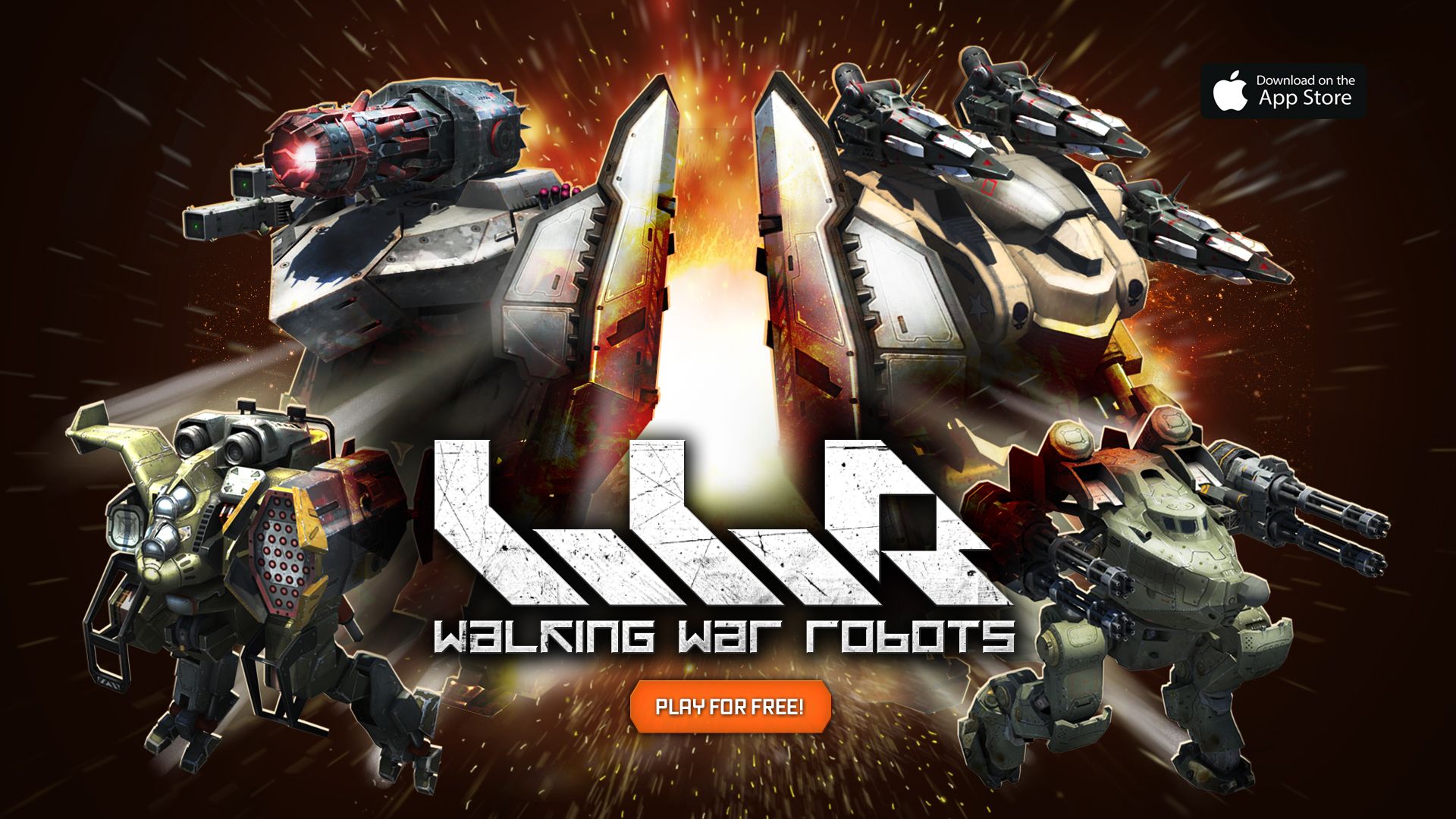 Walking War Robots 1080P HD Game Wallpaper