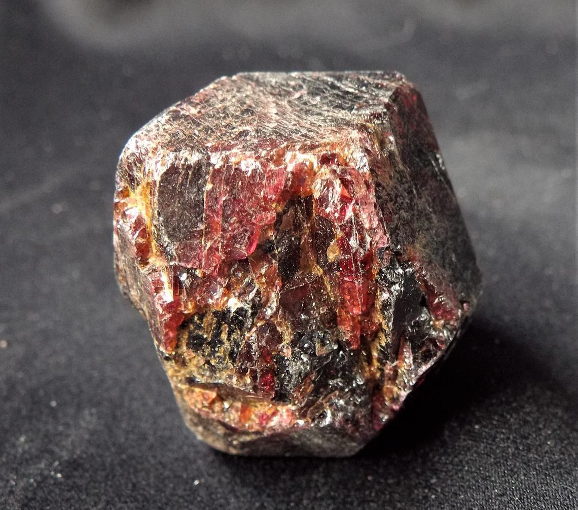 Raw Rough Red Almandine Garnet Mineral Stone Crystal Reiki. Etsy. Raw gemstones rocks, Minerals and gemstones, Gems and minerals